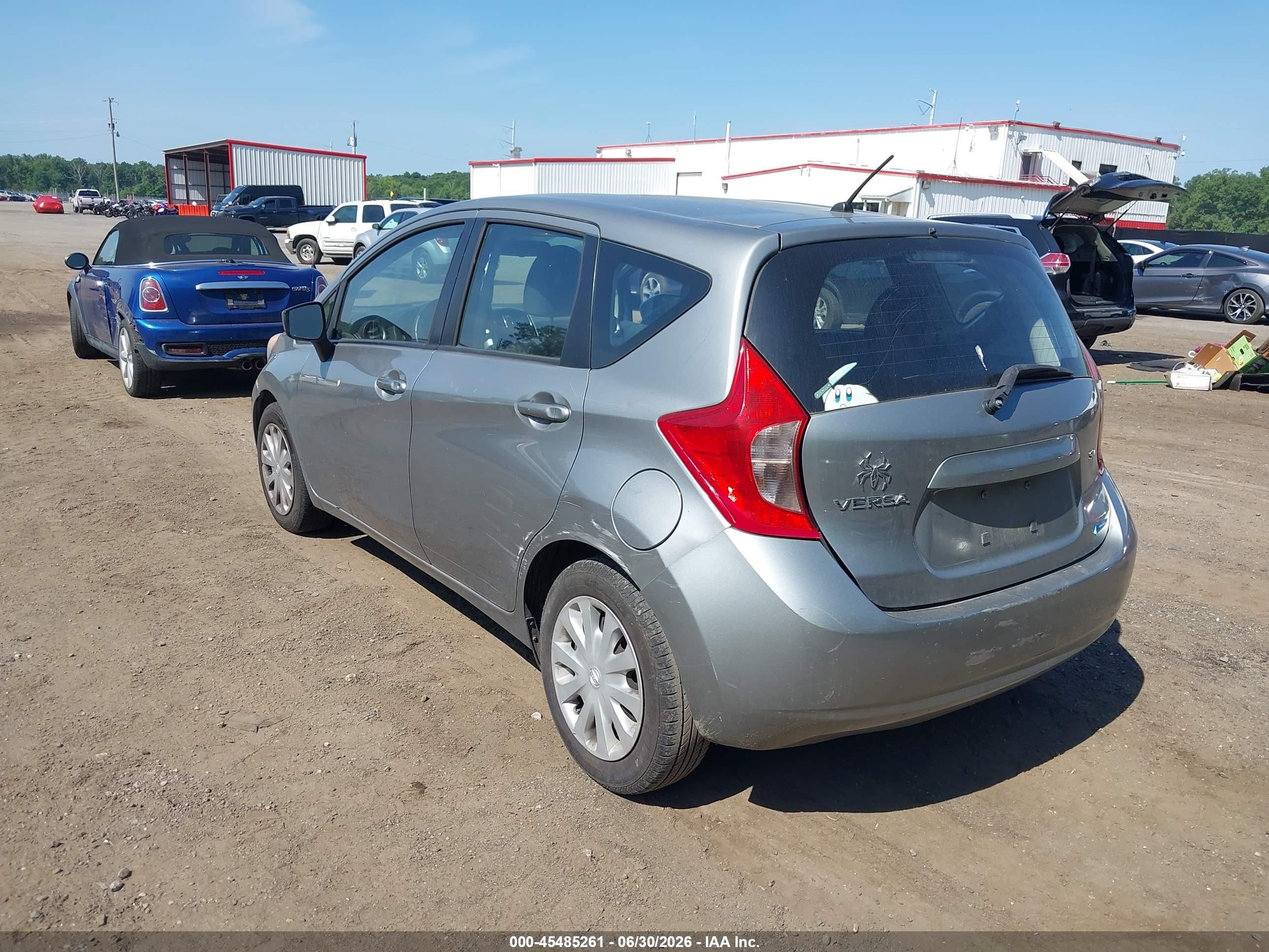 2015 Nissan Versa Note S (sr)/s Plus/sl/sr/sv Silver vin: 3N1CE2CPXFL395239