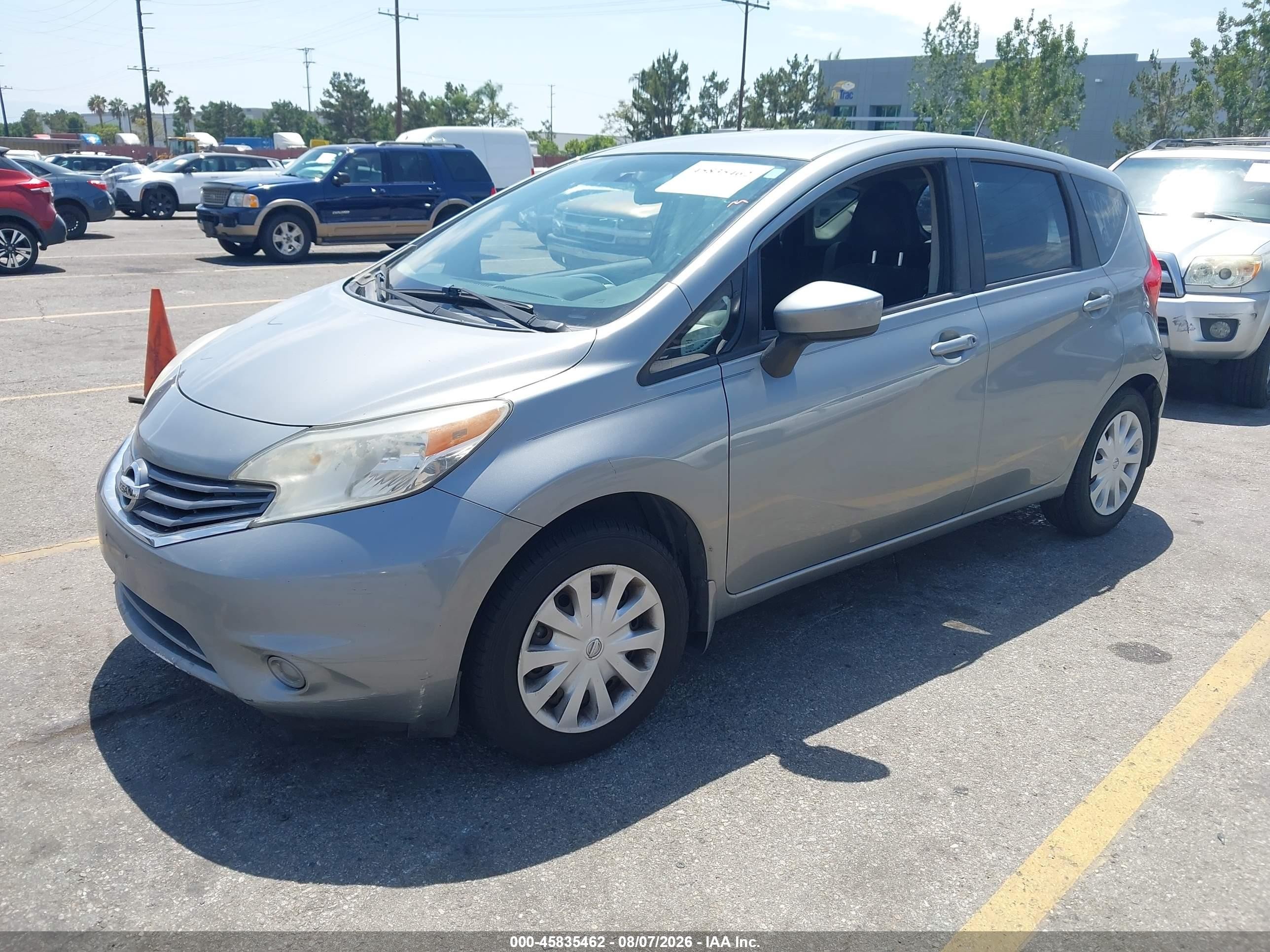 2015 Nissan Versa Note Sv Gray vin: 3N1CE2CPXFL400956