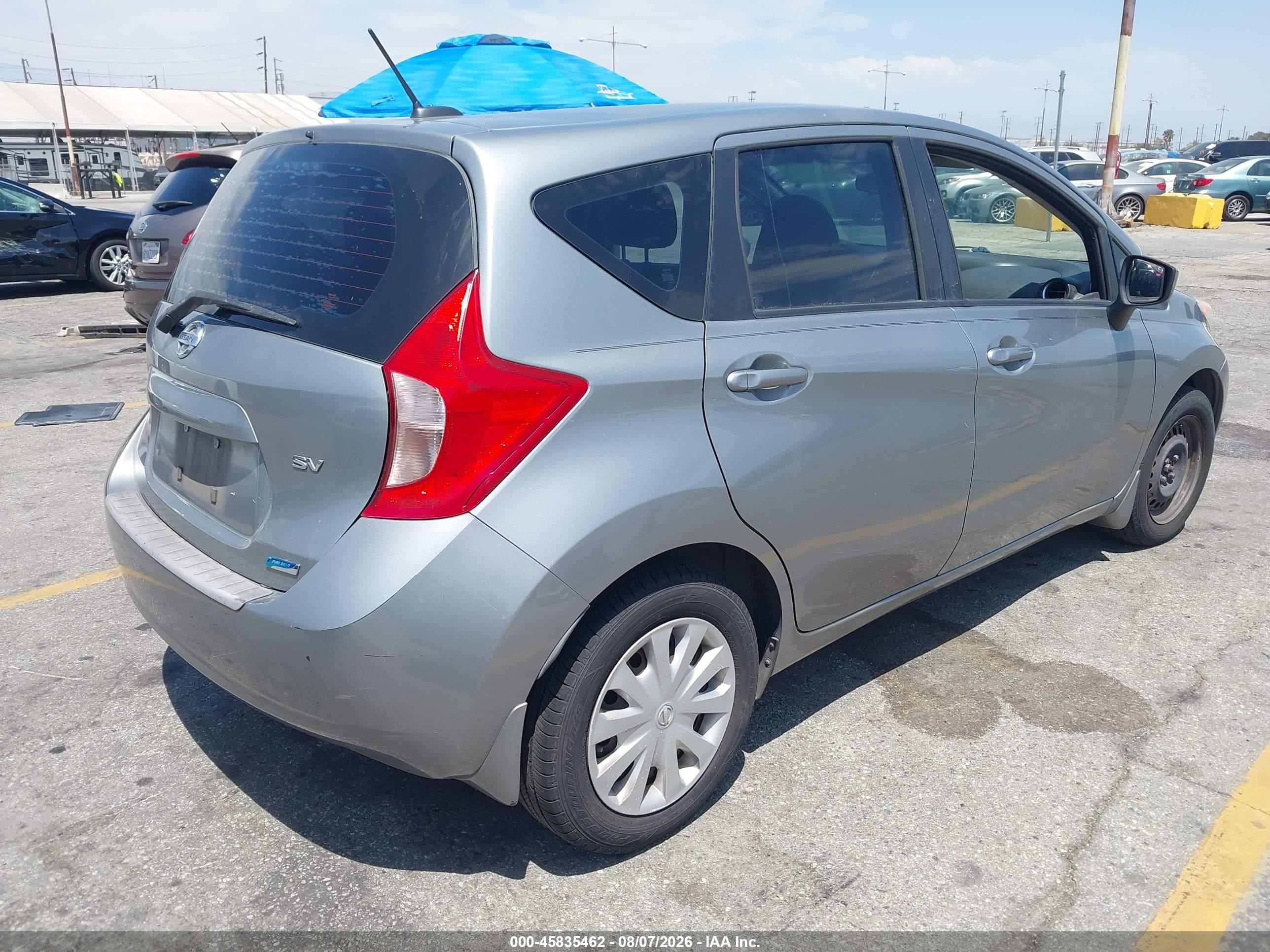 2015 Nissan Versa Note Sv Gray vin: 3N1CE2CPXFL400956