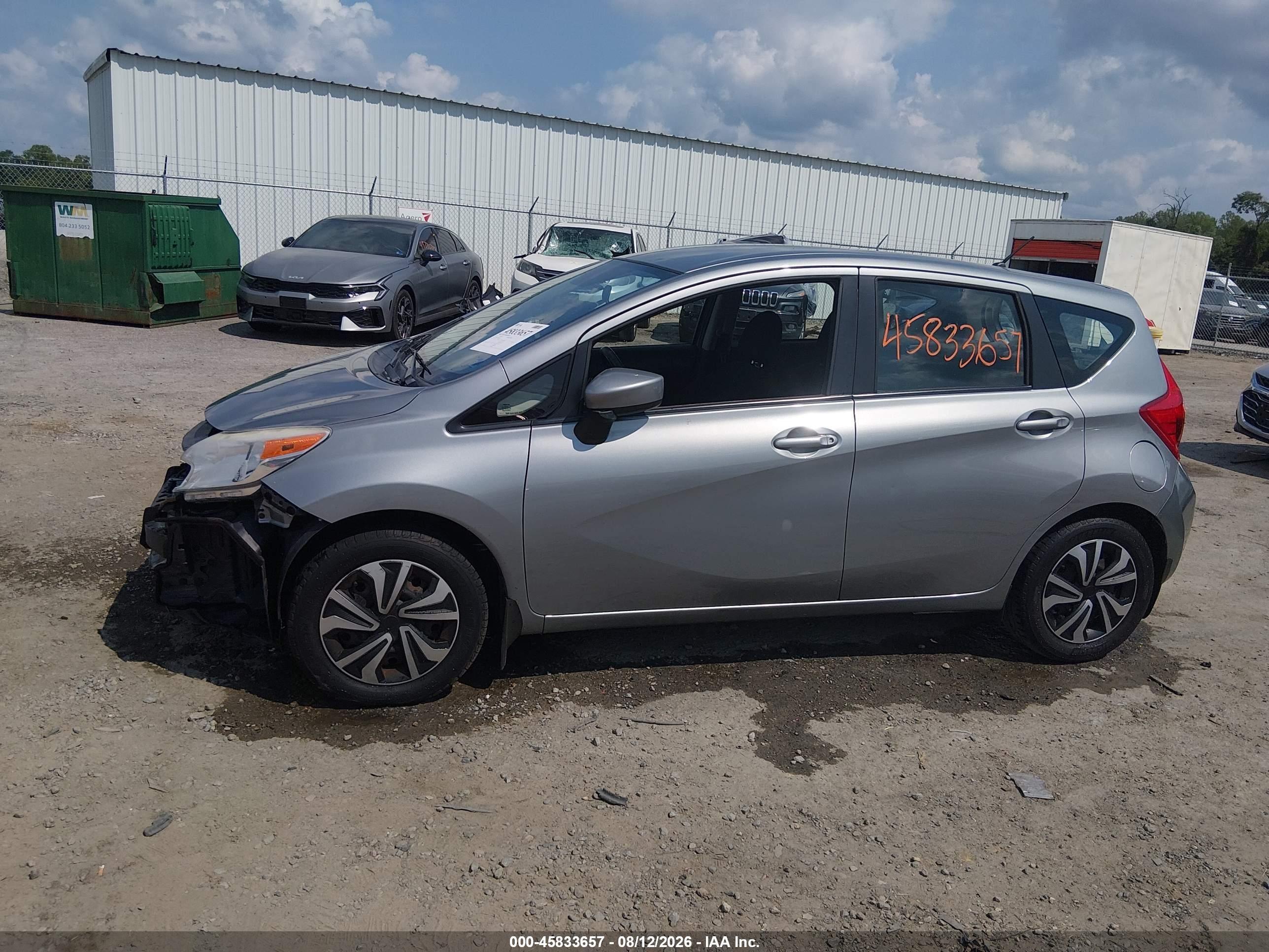 2015 Nissan Versa Note S (sr)/s Plus/sl/sr/sv Gray vin: 3N1CE2CPXFL408345