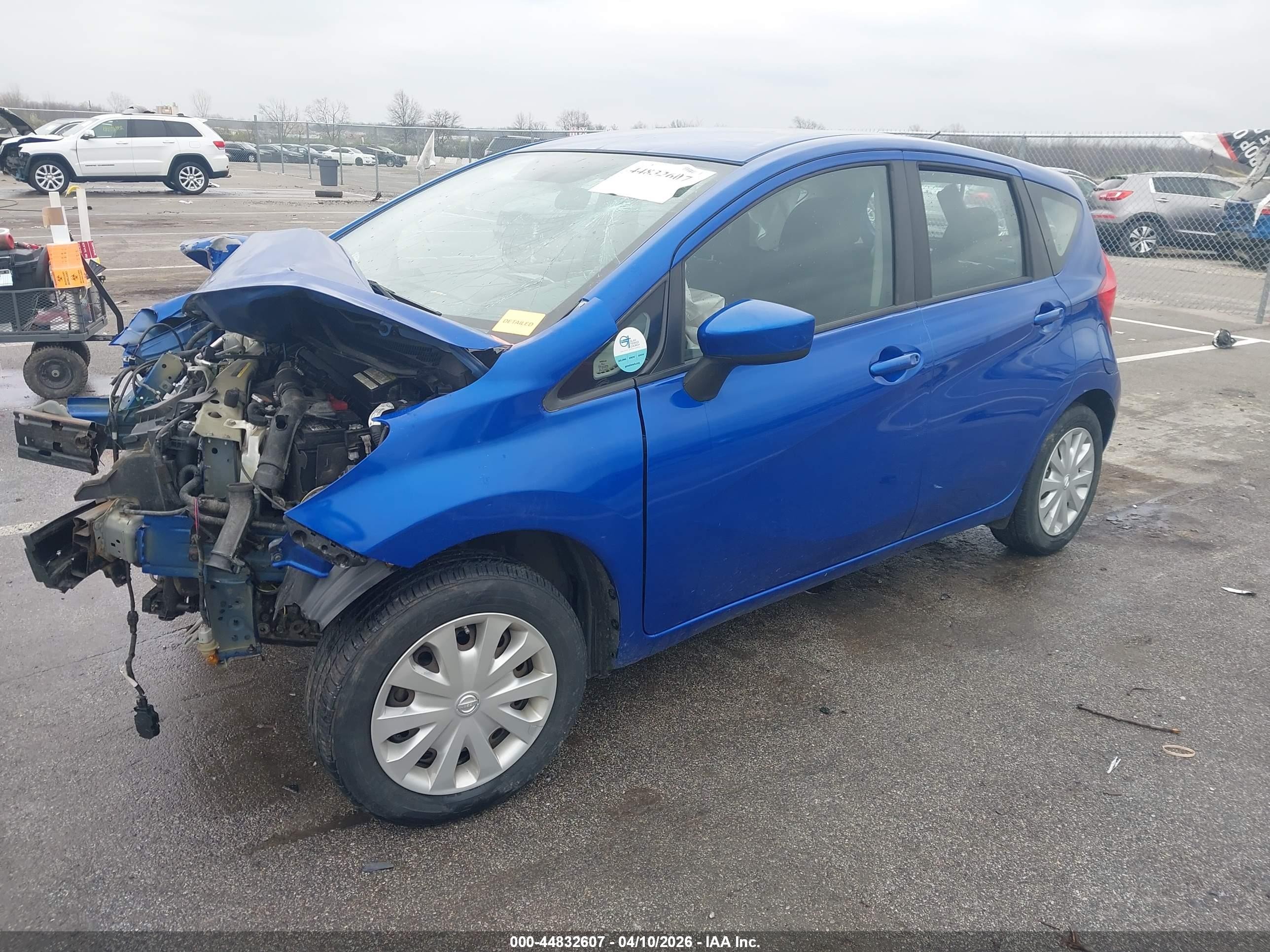 2015 Nissan Versa Note S (sr)/s Plus/sl/sr/sv Синий vin: 3N1CE2CPXFL417756
