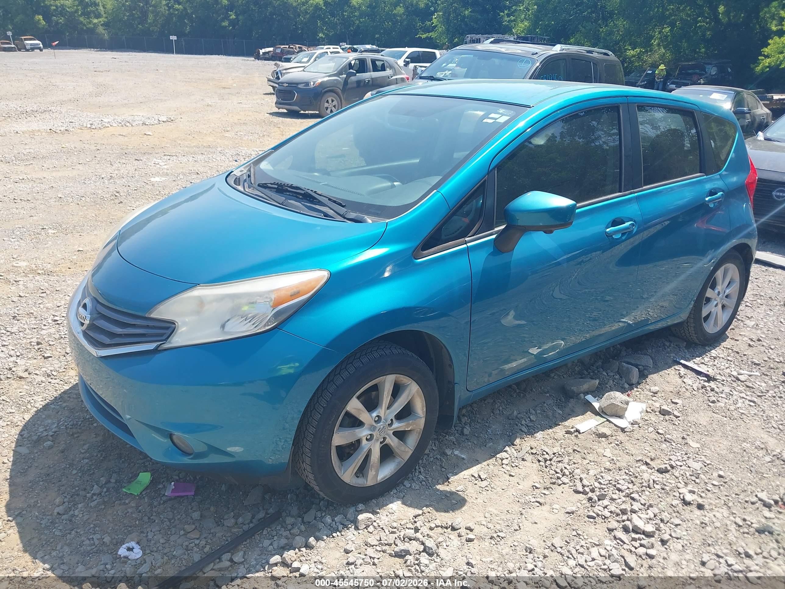 2015 Nissan Versa Note Sl Turquoise vin: 3N1CE2CPXFL418874