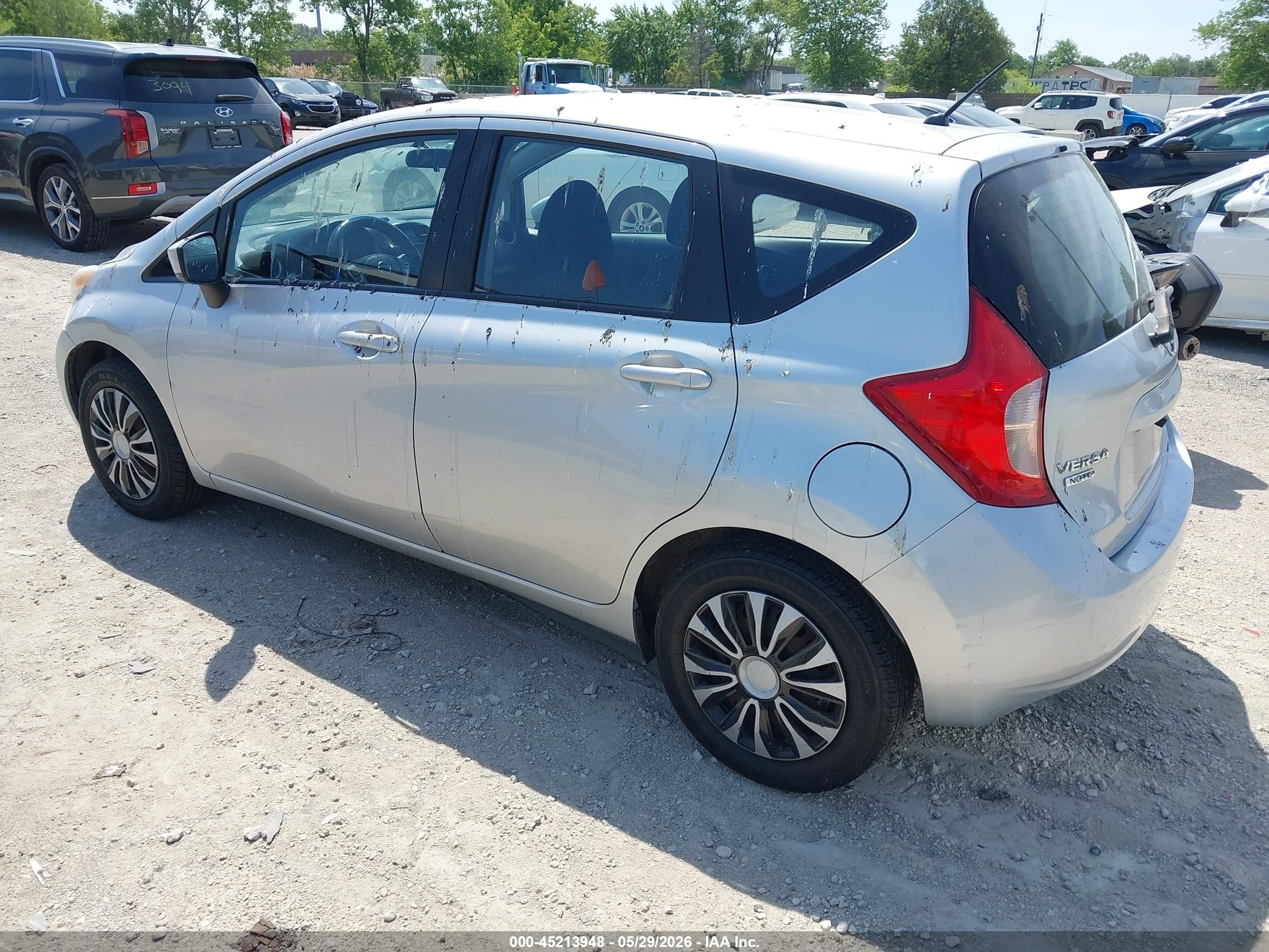 2015 Nissan Versa Note S (sr)/s Plus/sl/sr/sv Silver vin: 3N1CE2CPXFL420611