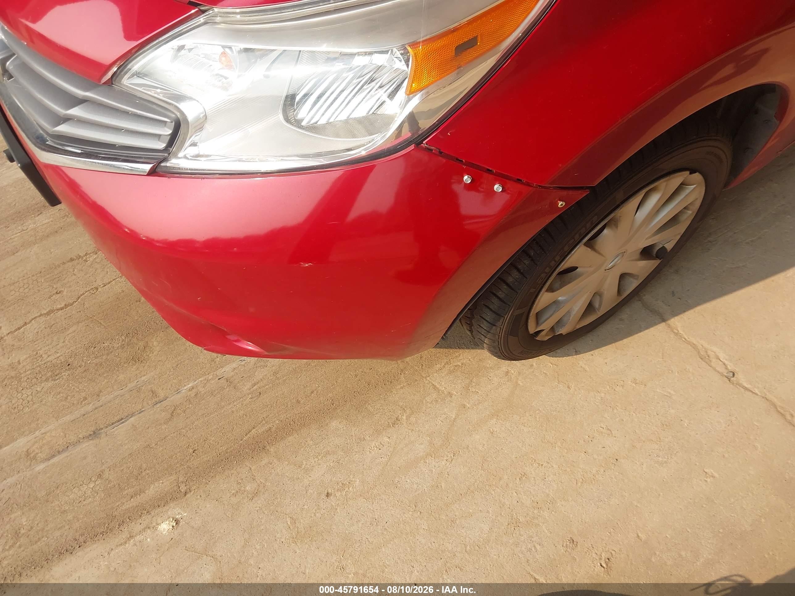 2015 Nissan Versa Note S (sr)/s Plus/sl/sr/sv Red vin: 3N1CE2CPXFL422388