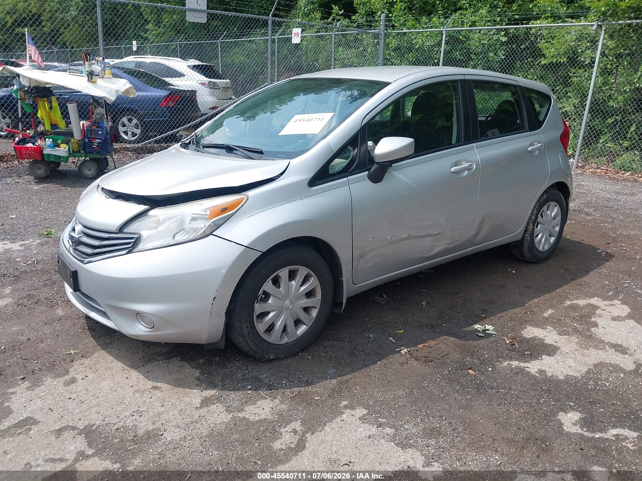 2015 Nissan Versa Note Sv Silver vin: 3N1CE2CPXFL428448