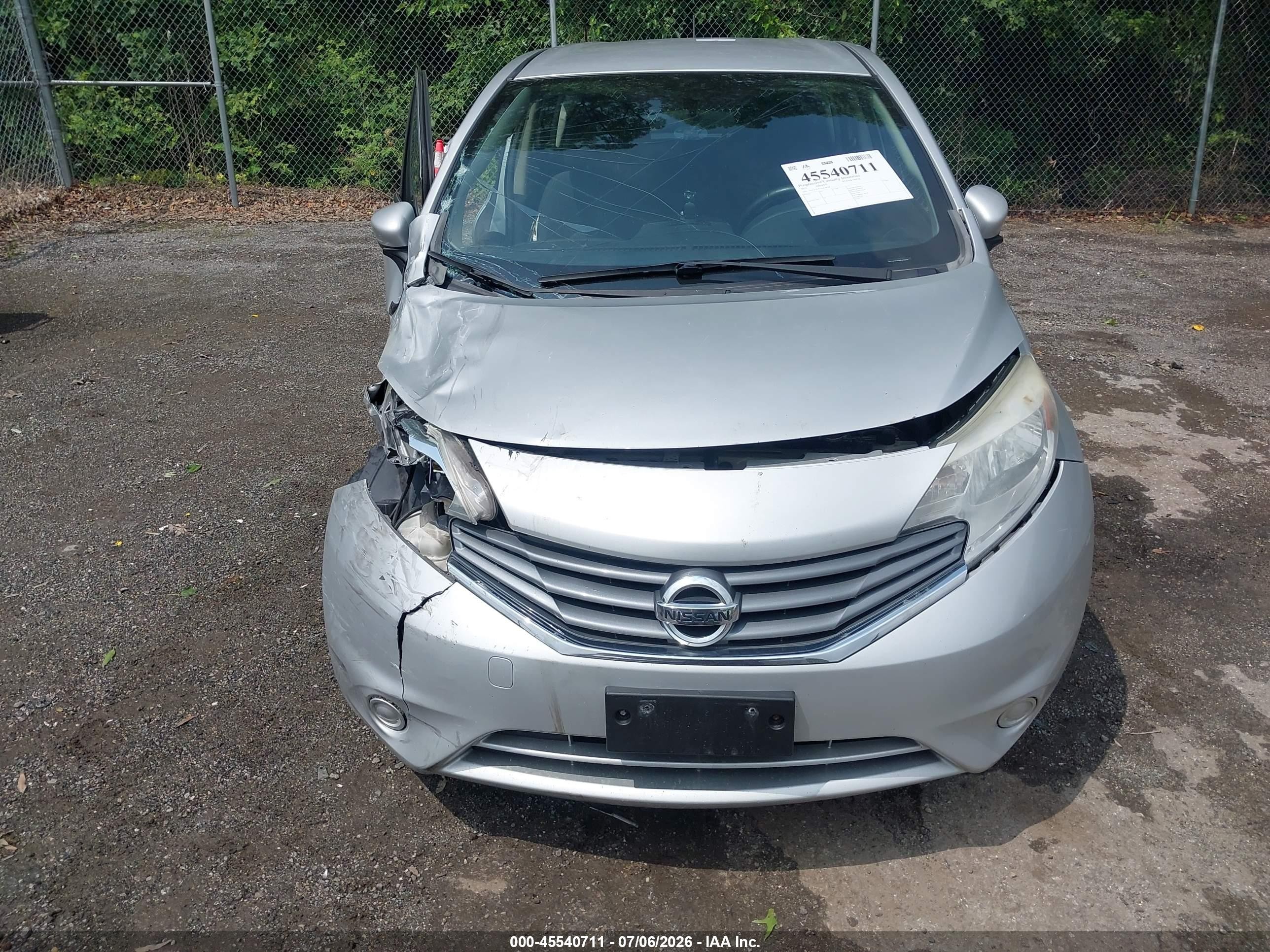 2015 Nissan Versa Note Sv Silver vin: 3N1CE2CPXFL428448