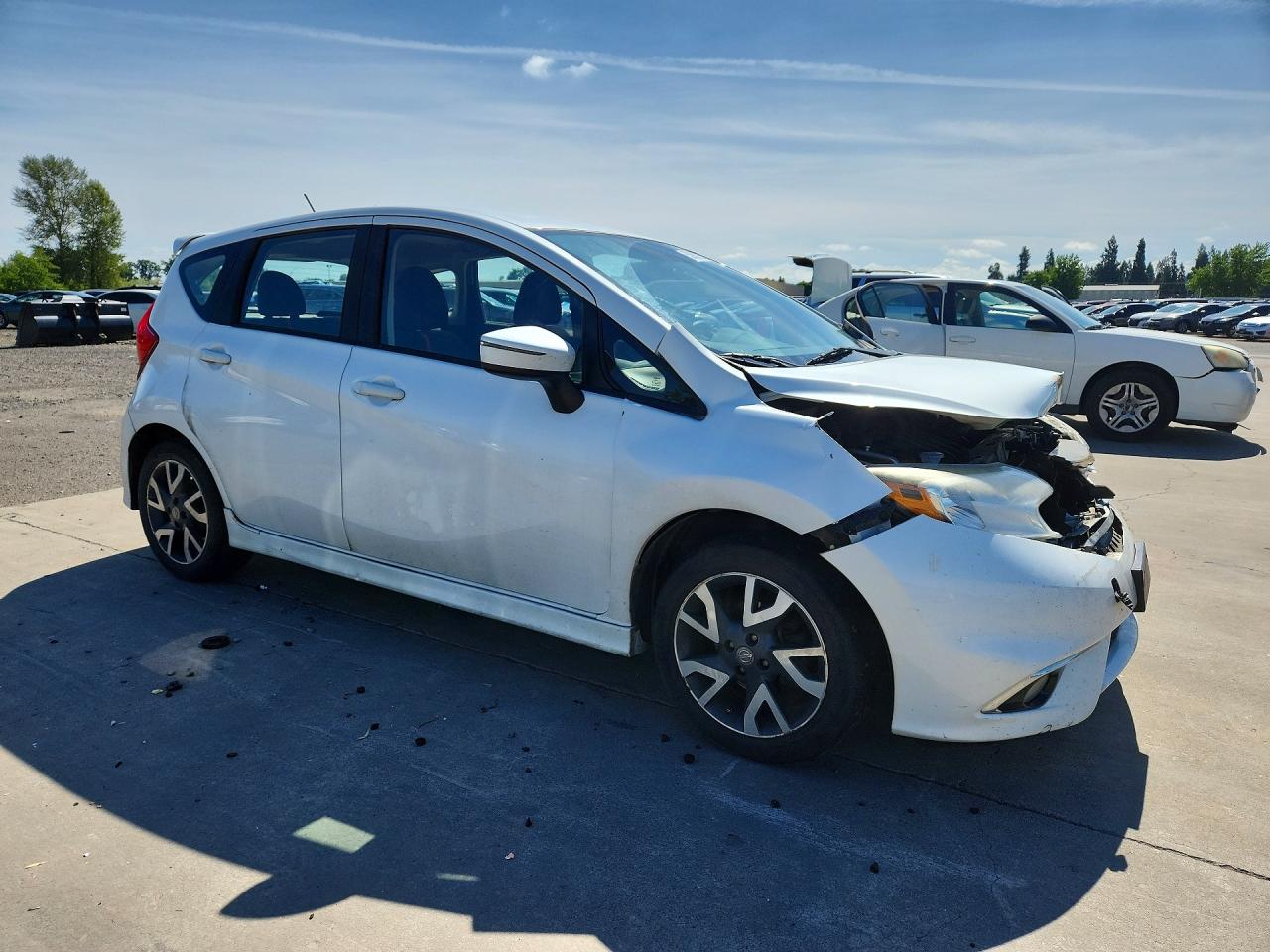 2015 Nissan Versa Note Sr White vin: 3N1CE2CPXFL431477