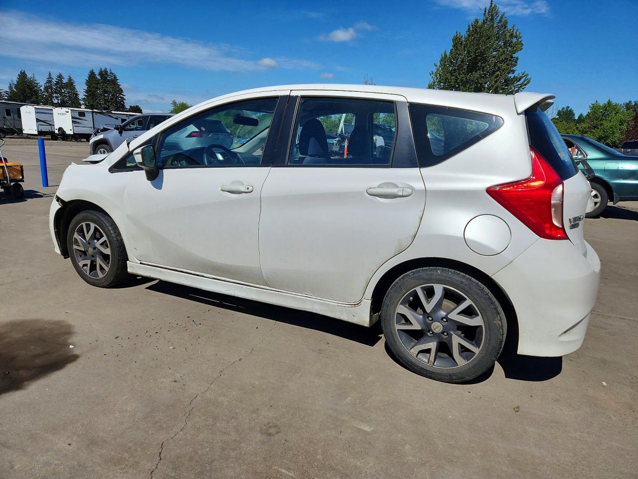 2015 Nissan Versa Note Sr White vin: 3N1CE2CPXFL431477