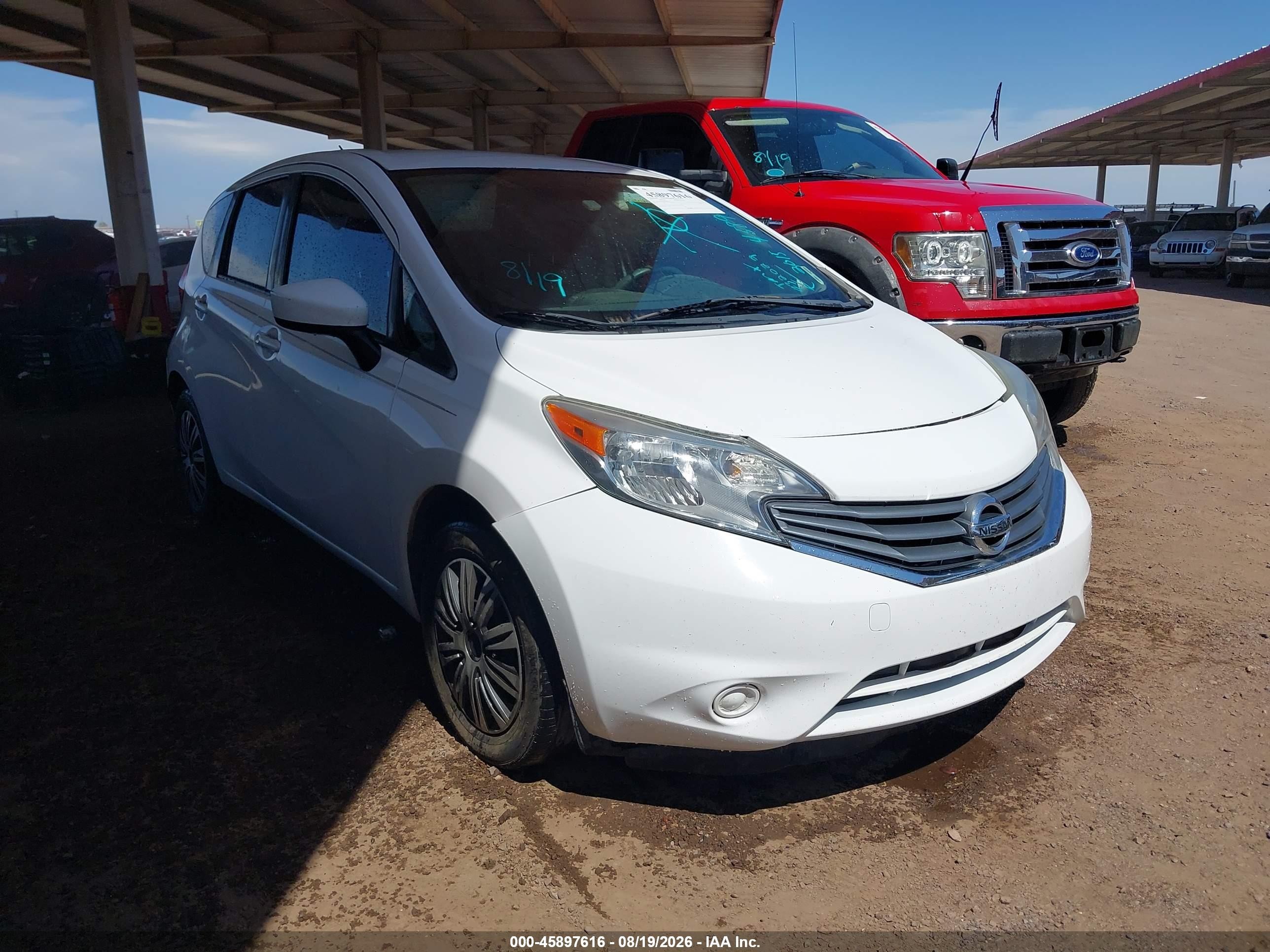 2015 Nissan Versa Note S Plus White vin: 3N1CE2CPXFL432029
