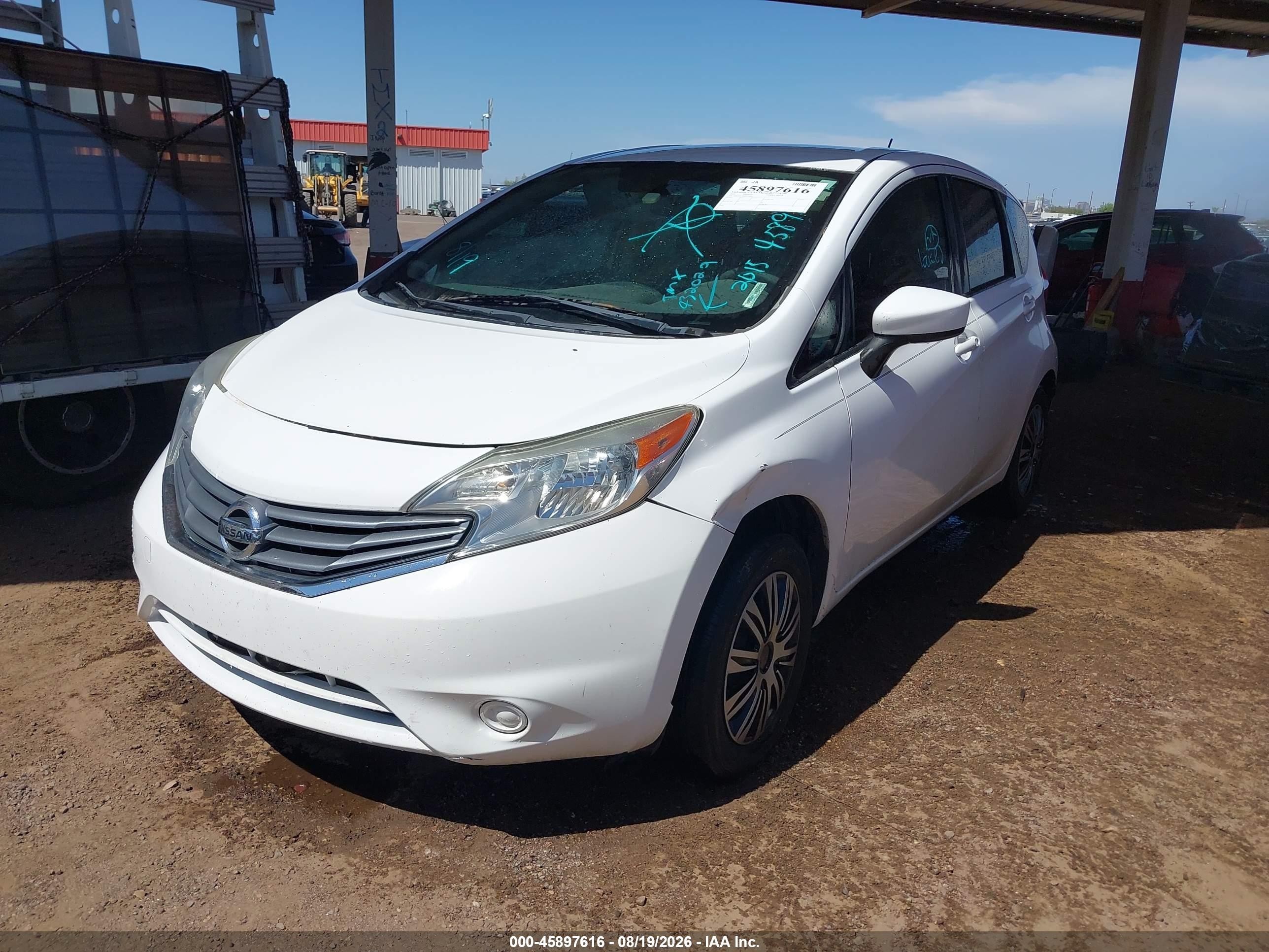2015 Nissan Versa Note S Plus White vin: 3N1CE2CPXFL432029