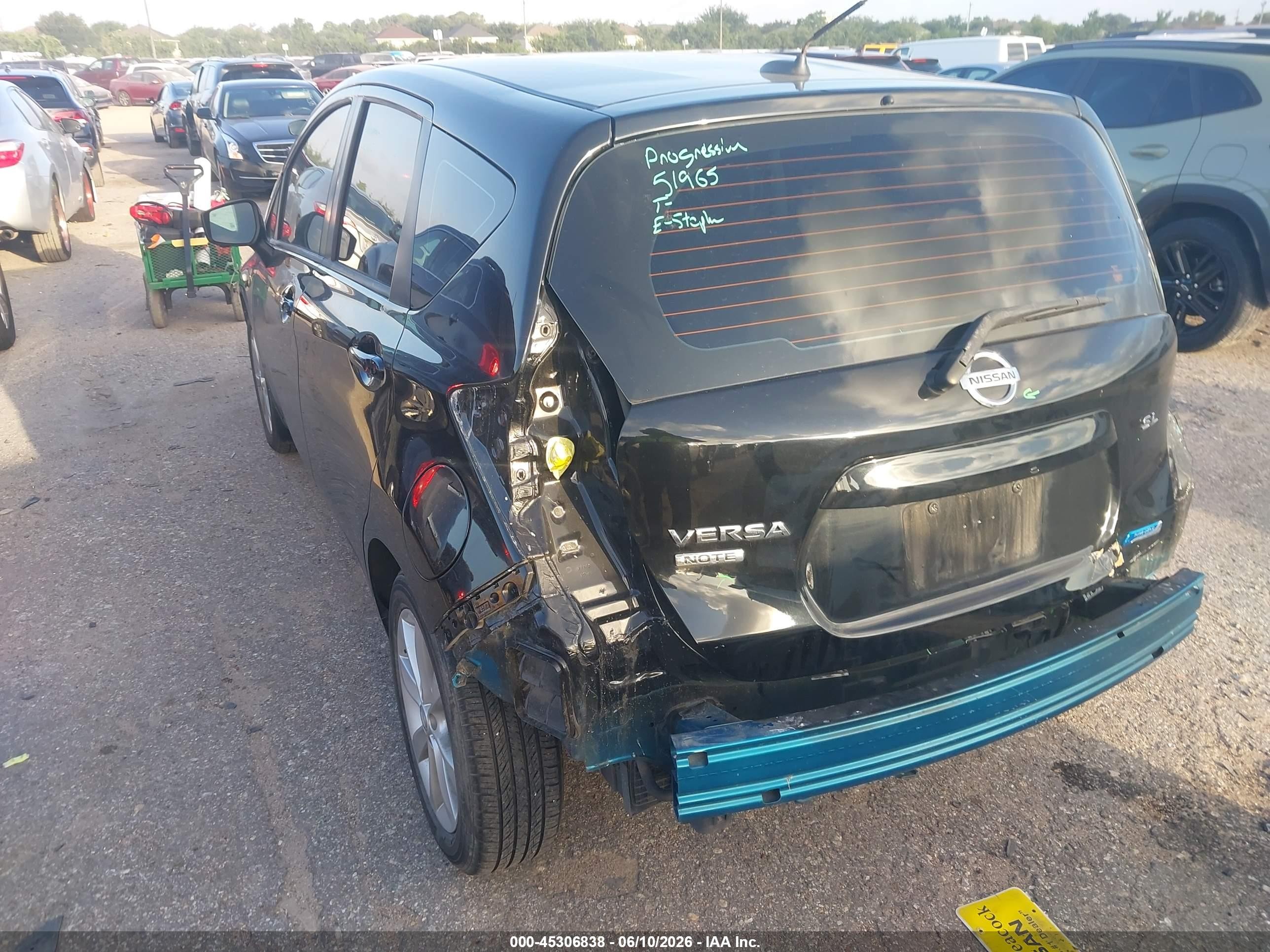 2015 Nissan Versa Note Sl Черный vin: 3N1CE2CPXFL433830