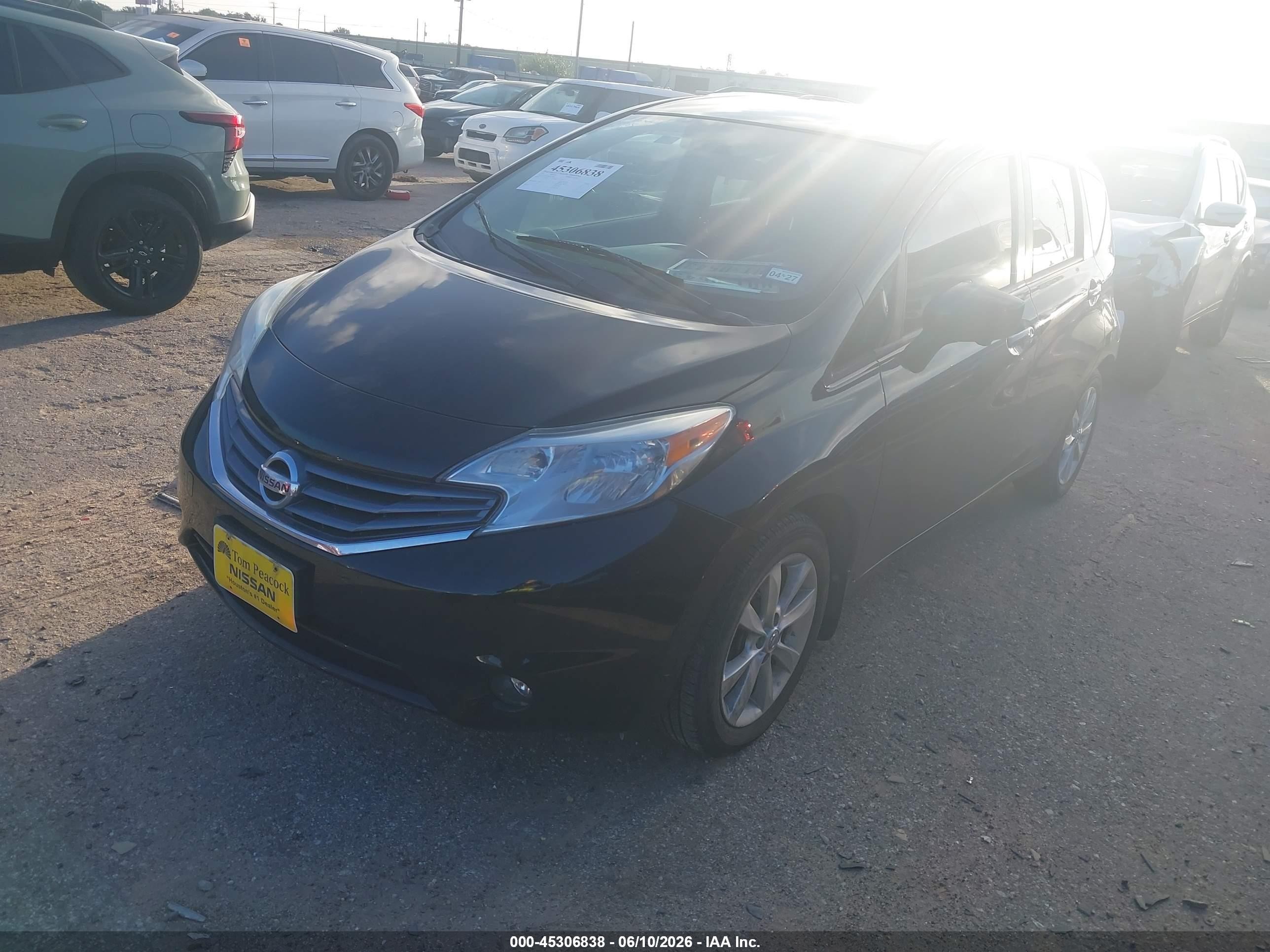 2015 Nissan Versa Note Sl Черный vin: 3N1CE2CPXFL433830