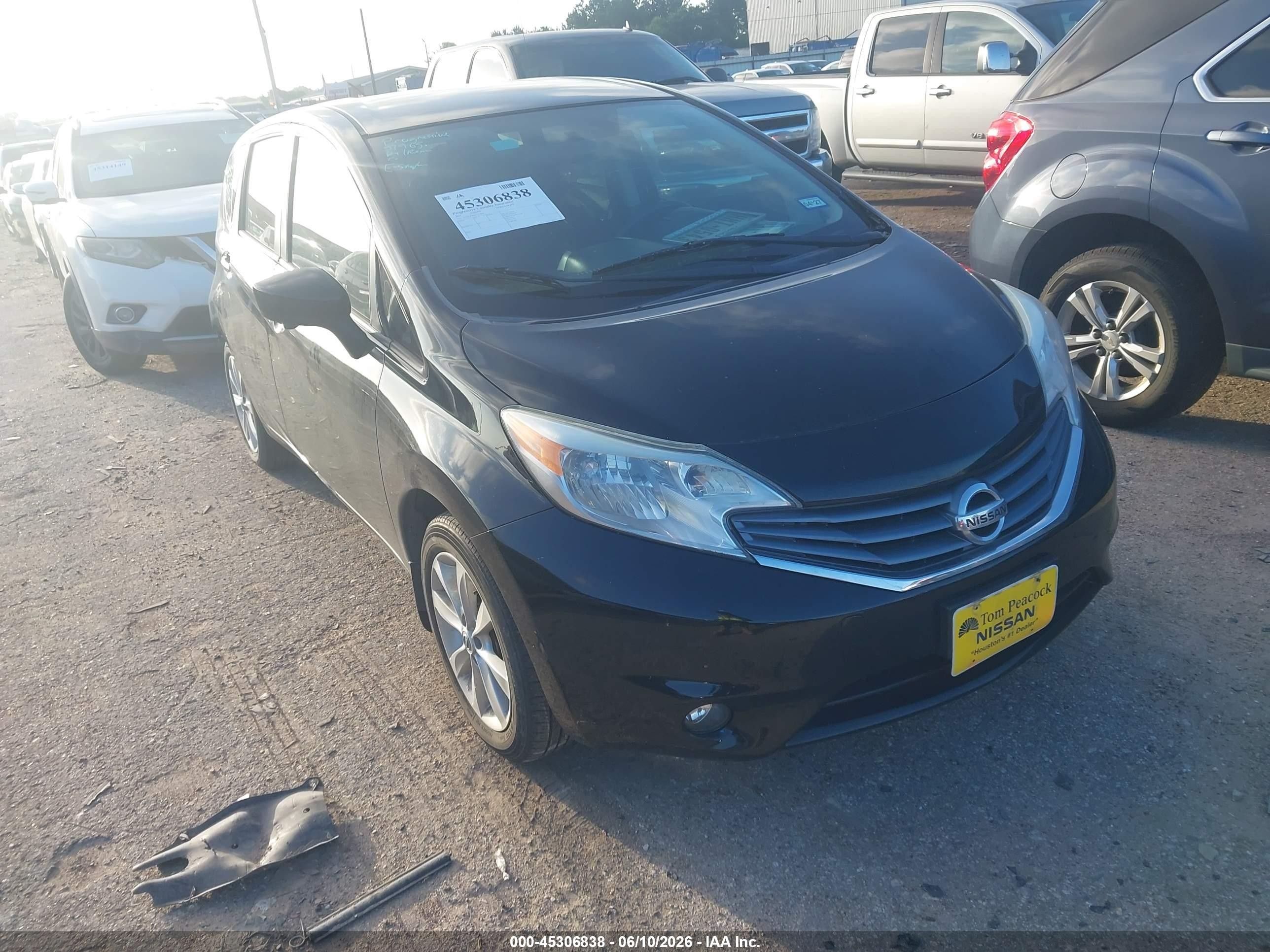 2015 Nissan Versa Note Sl Черный vin: 3N1CE2CPXFL433830