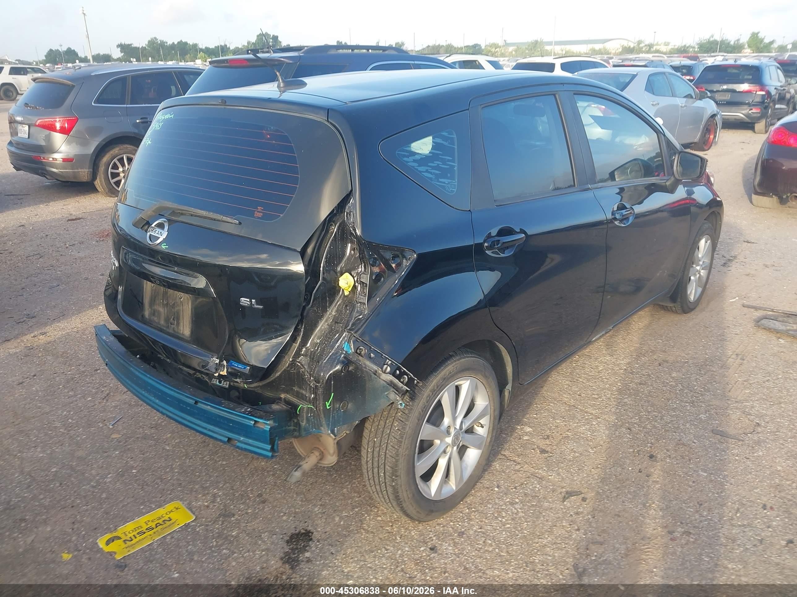 2015 Nissan Versa Note Sl Черный vin: 3N1CE2CPXFL433830