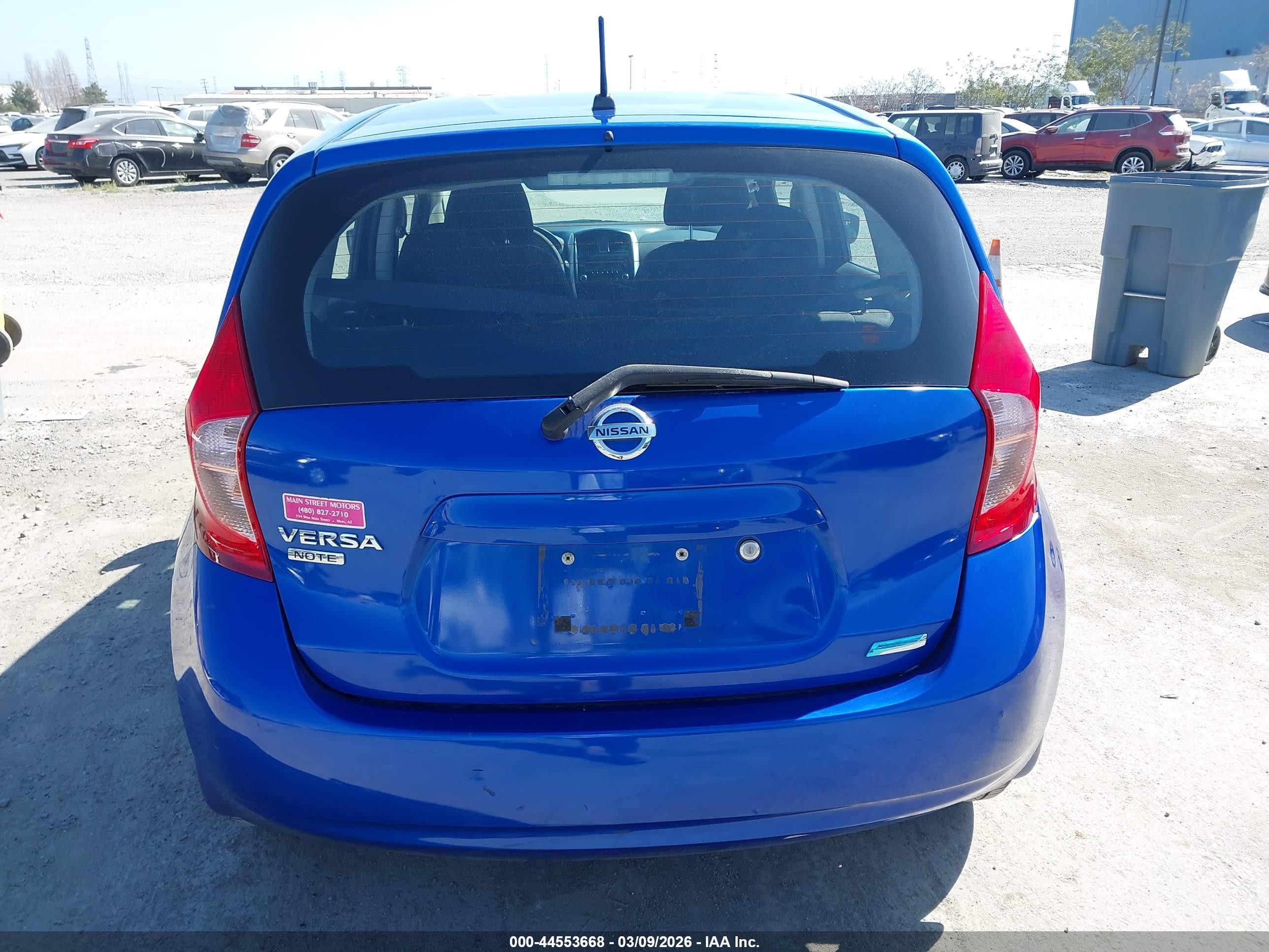 2015 Nissan Versa Note S Plus Blue vin: 3N1CE2CPXFL436520