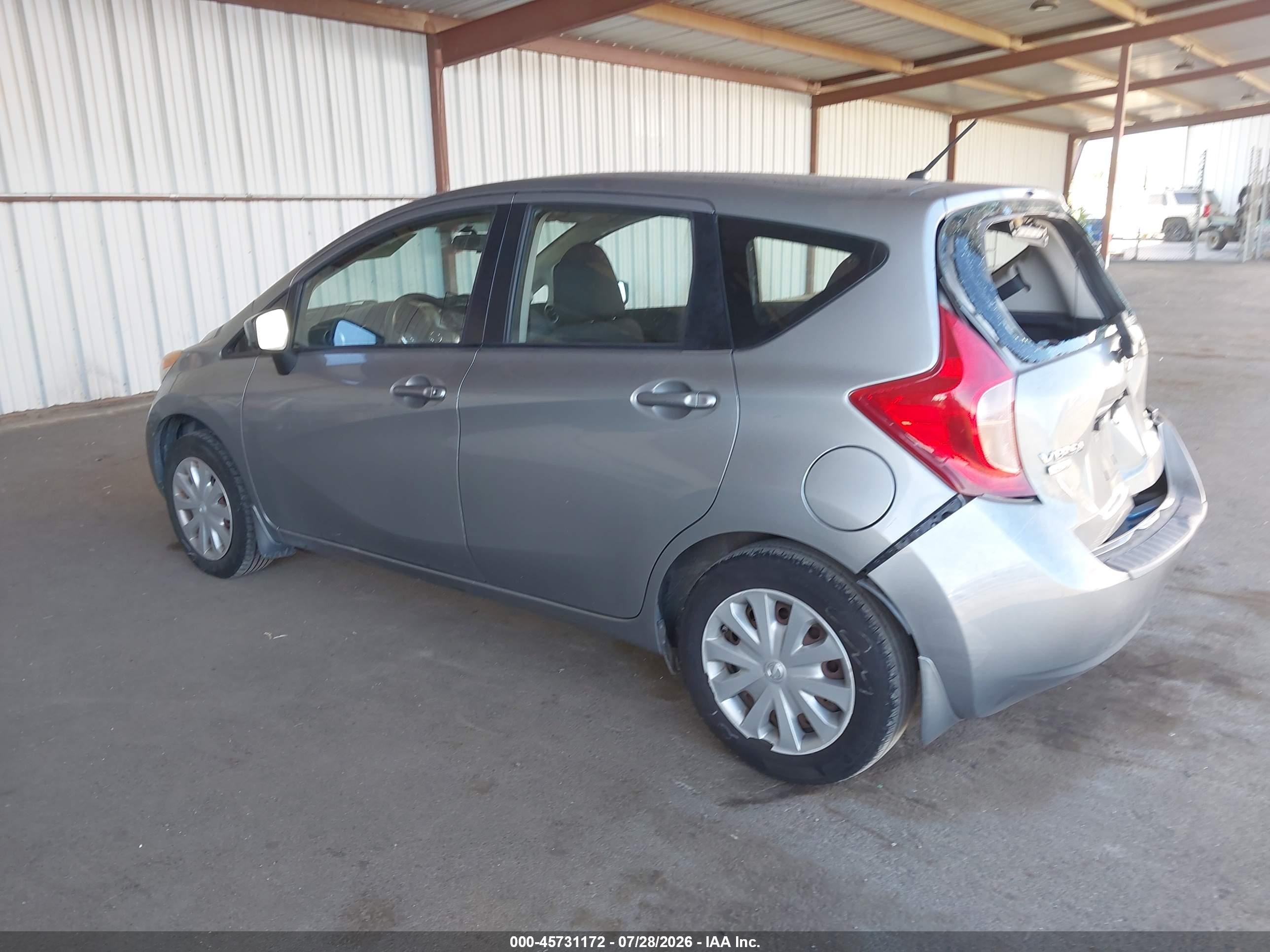 2015 Nissan Versa Note S (sr) Gray vin: 3N1CE2CPXFL439630