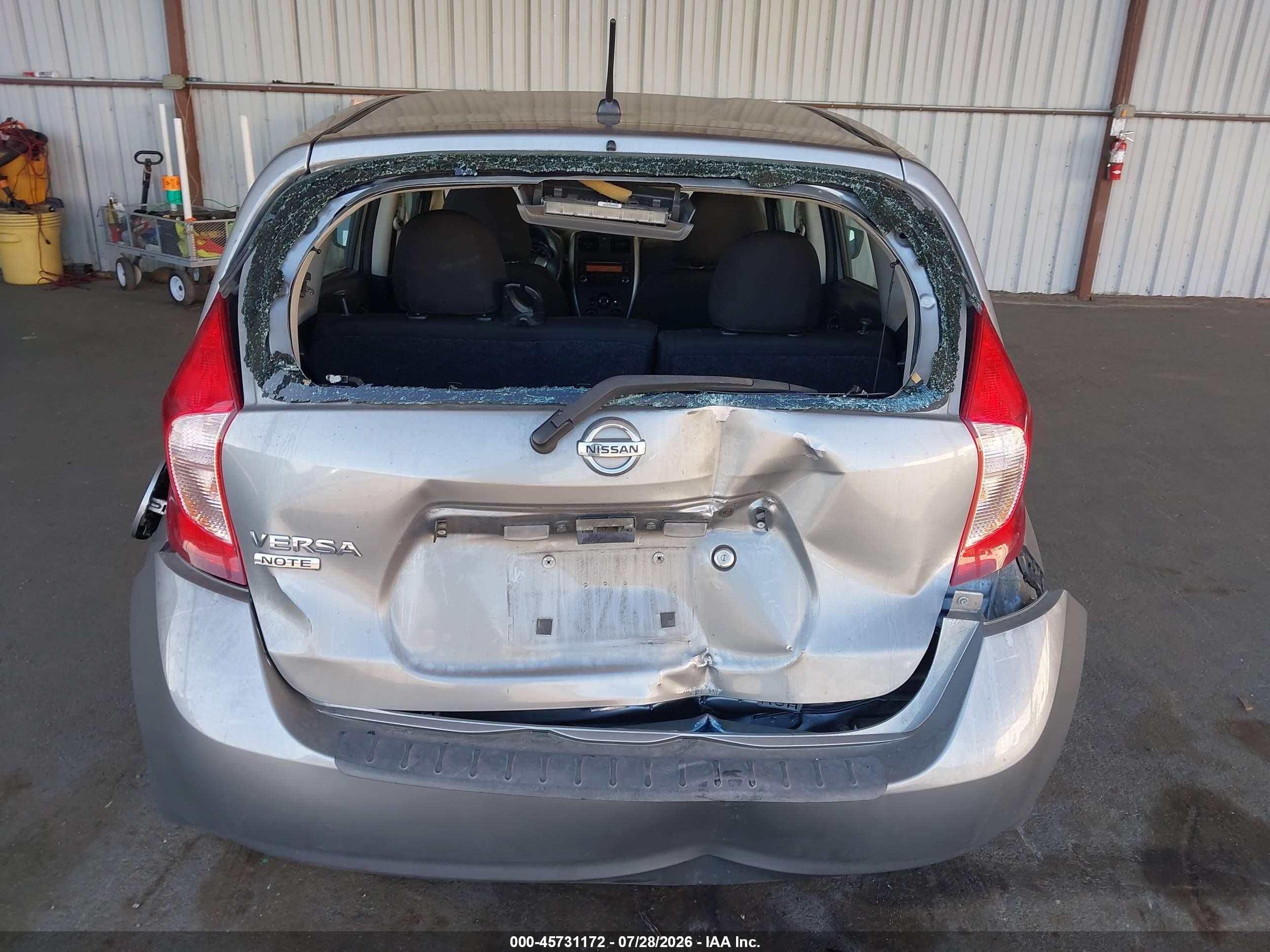2015 Nissan Versa Note S (sr) Gray vin: 3N1CE2CPXFL439630