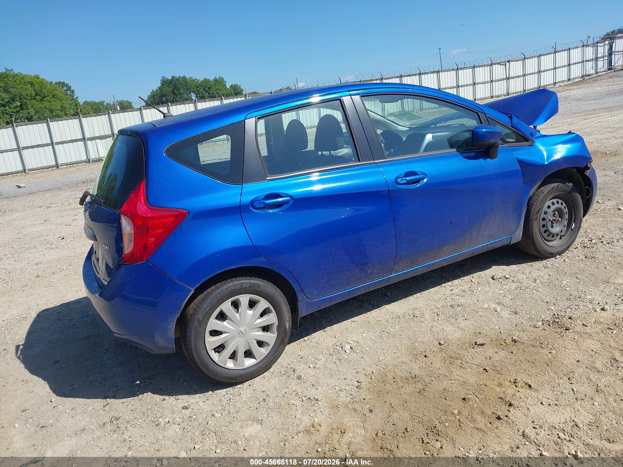 2015 Nissan Versa Note Sv Синий vin: 3N1CE2CPXFL440518