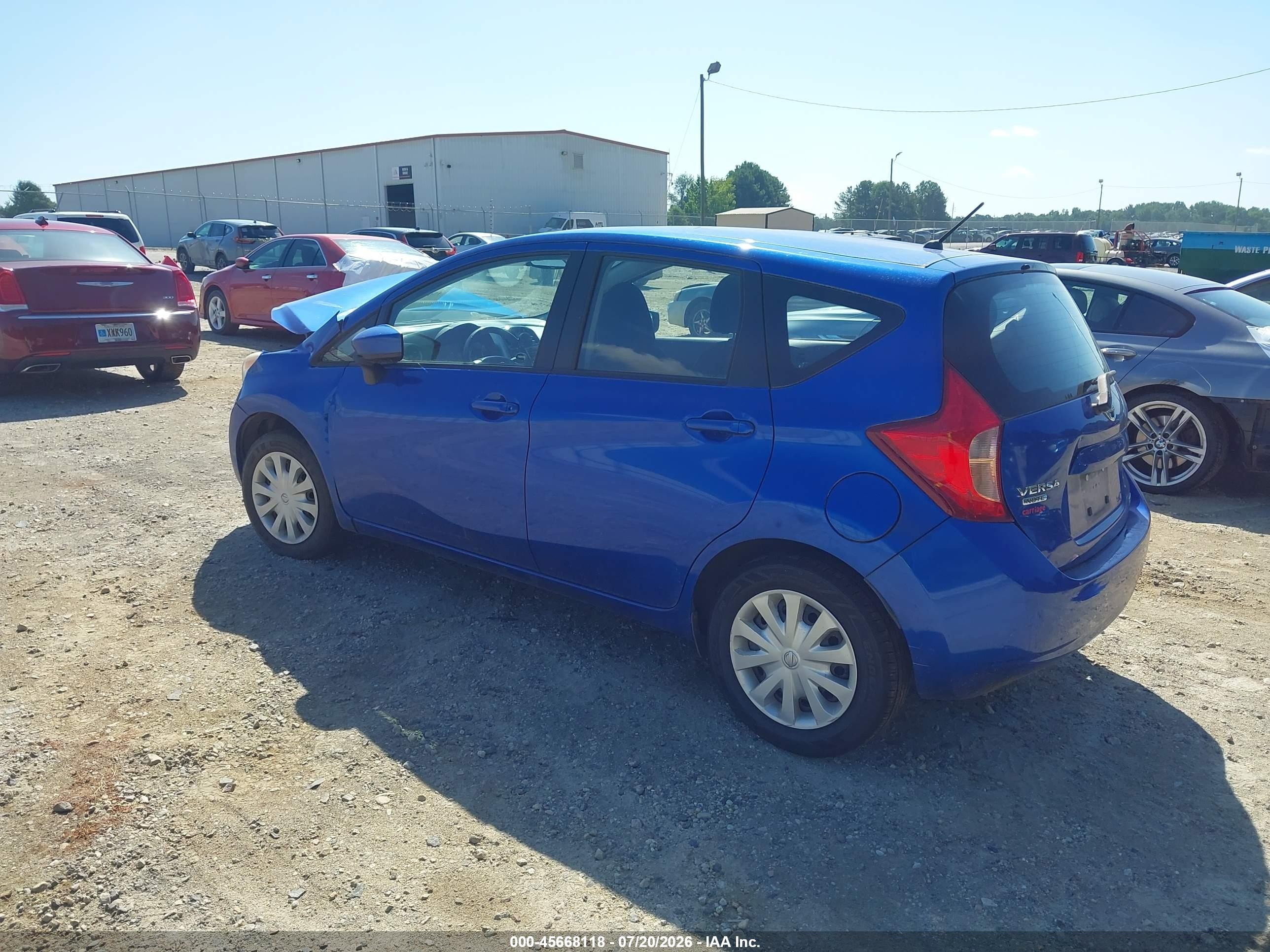 2015 Nissan Versa Note Sv Синий vin: 3N1CE2CPXFL440518
