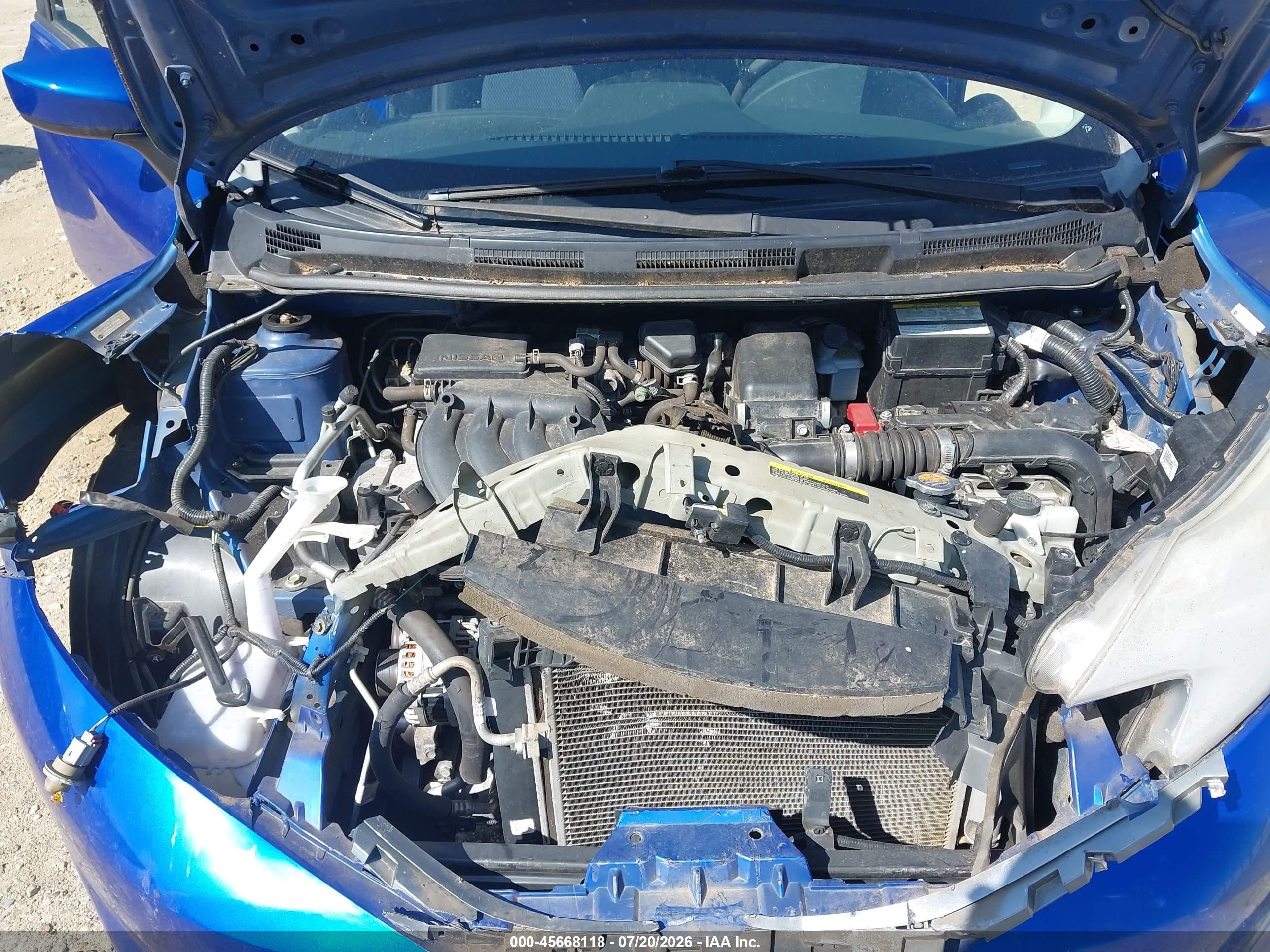 2015 Nissan Versa Note Sv Синий vin: 3N1CE2CPXFL440518