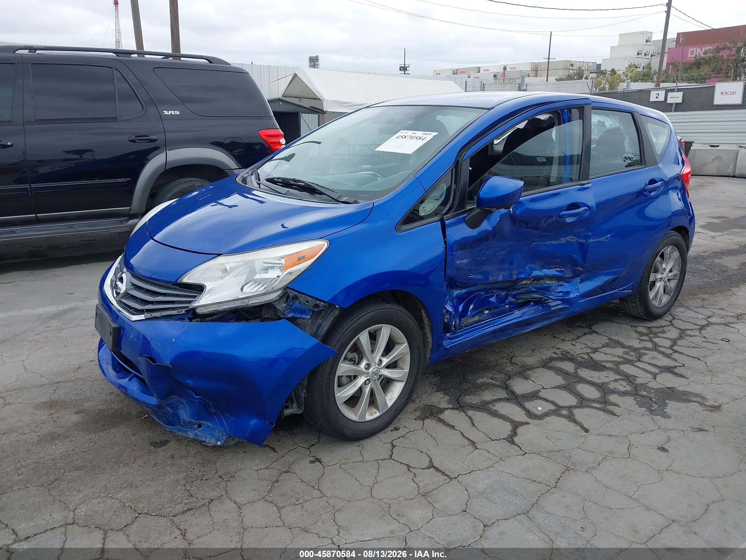 2015 Nissan Versa Note Sl Blue vin: 3N1CE2CPXFL441684