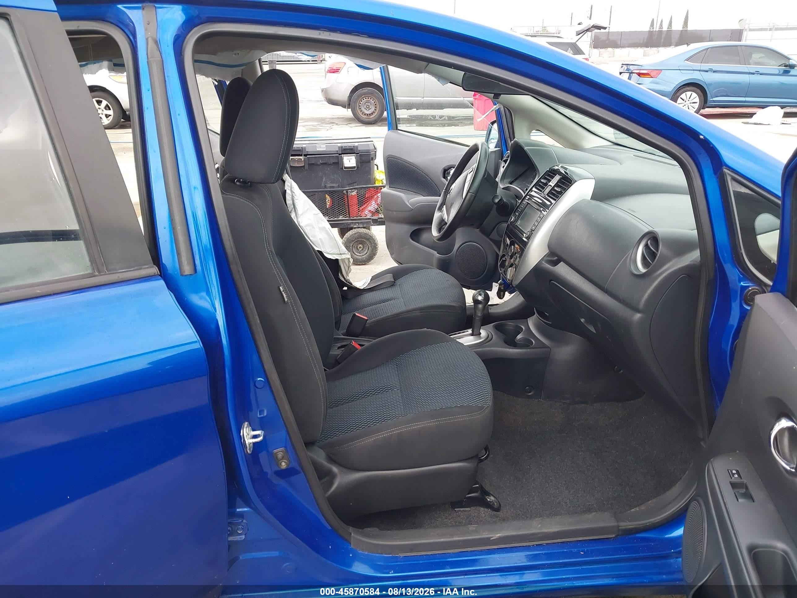 2015 Nissan Versa Note Sl Blue vin: 3N1CE2CPXFL441684