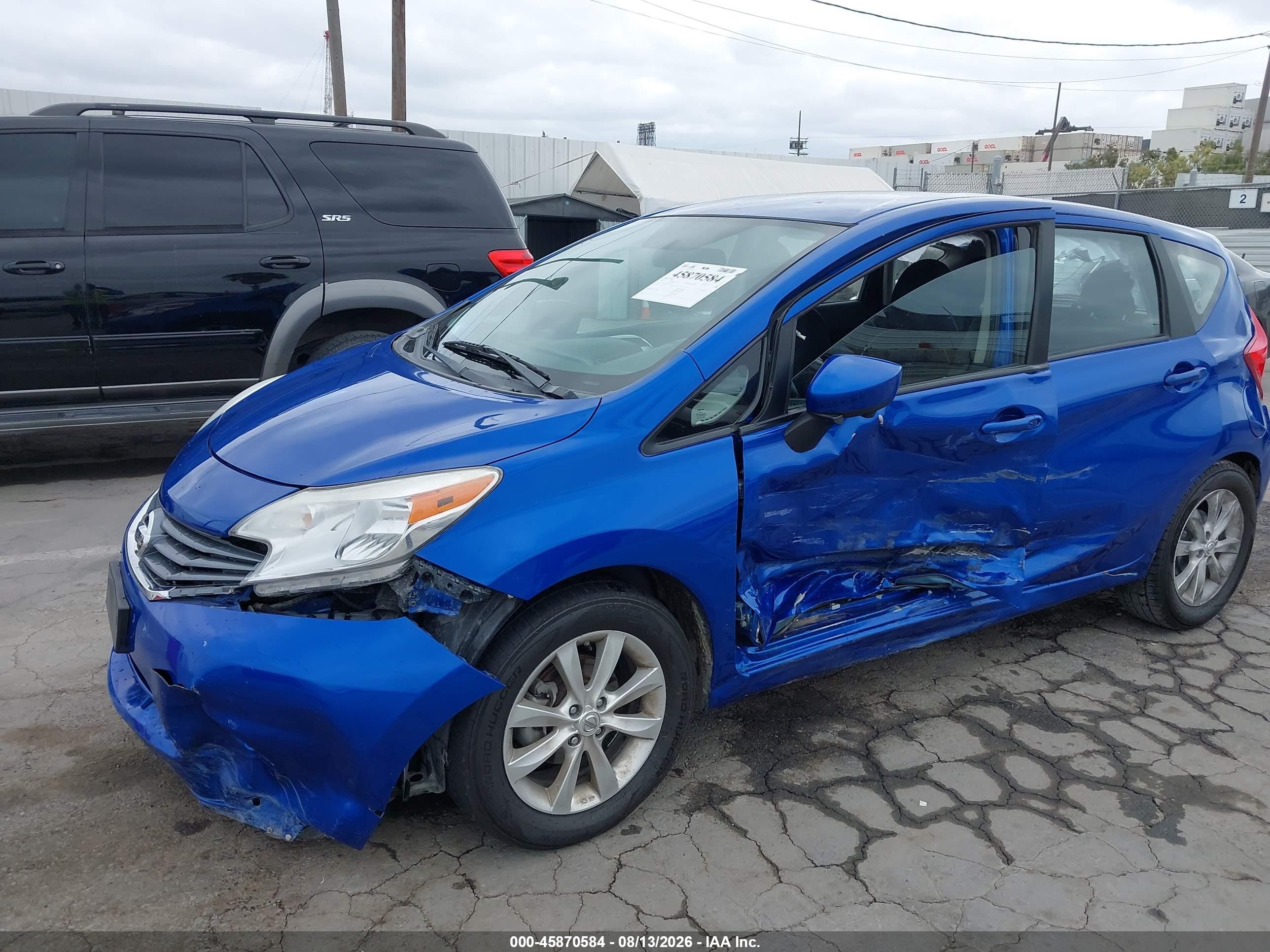 2015 Nissan Versa Note Sl Blue vin: 3N1CE2CPXFL441684