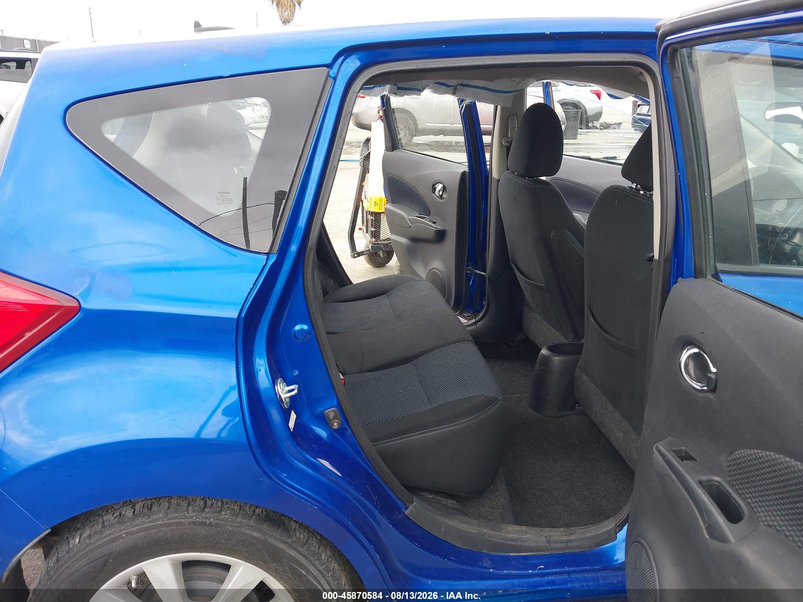 2015 Nissan Versa Note Sl Blue vin: 3N1CE2CPXFL441684