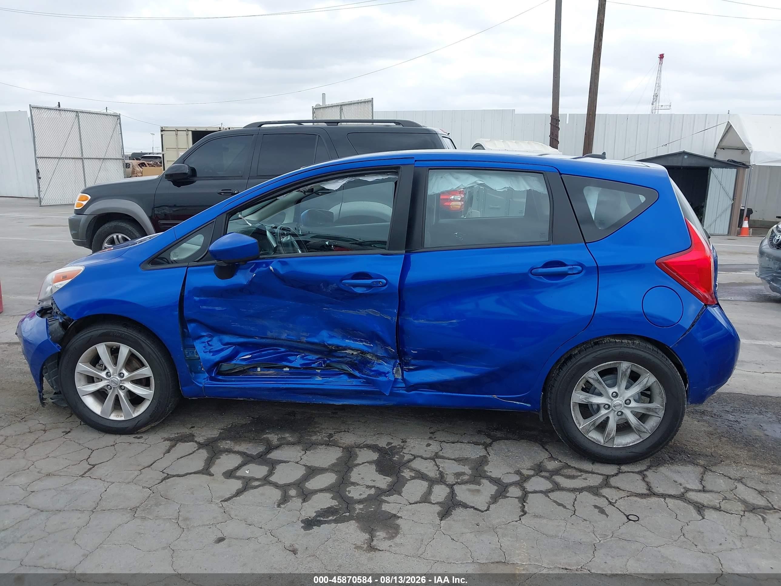 2015 Nissan Versa Note Sl Blue vin: 3N1CE2CPXFL441684