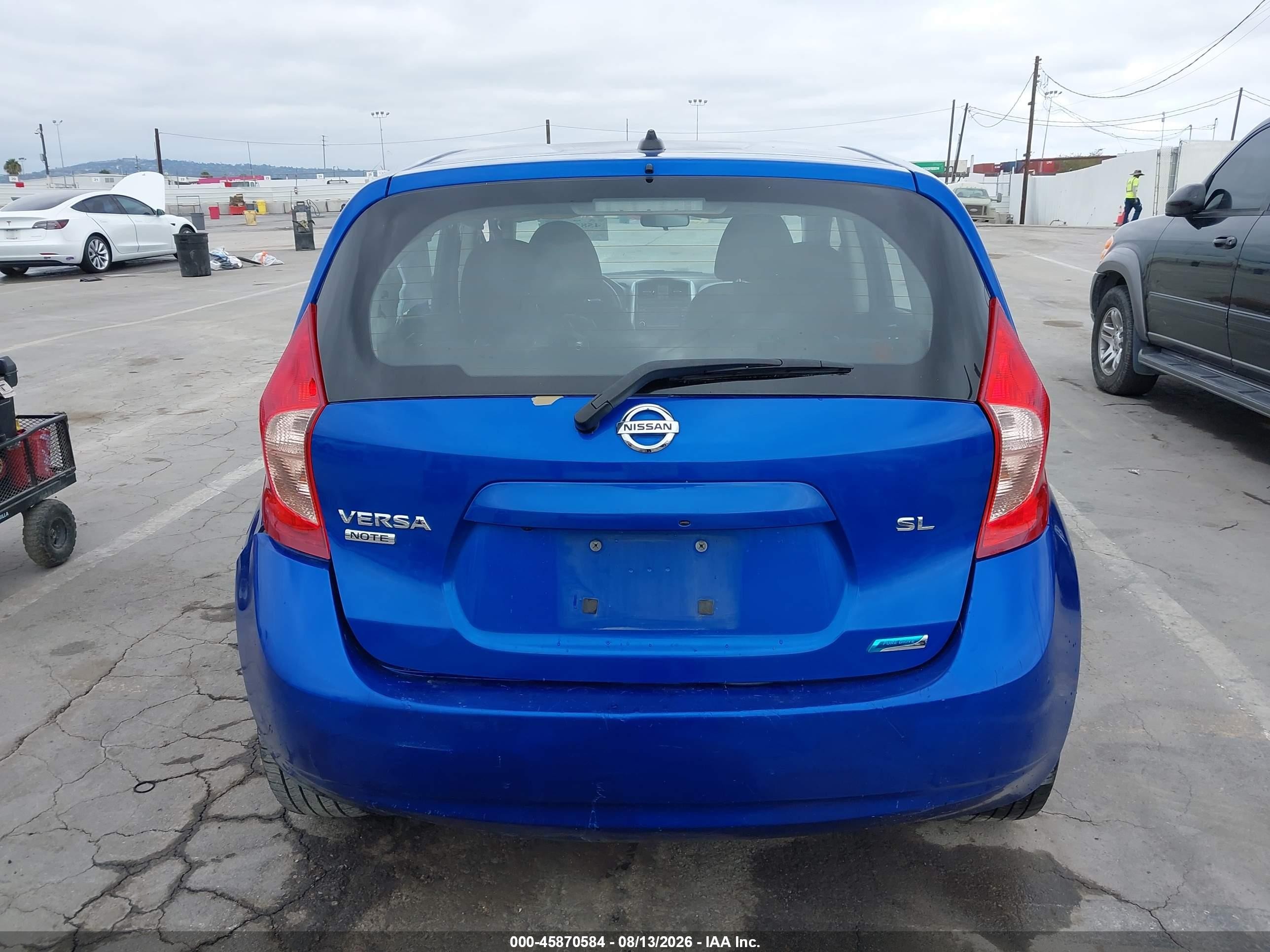 2015 Nissan Versa Note Sl Blue vin: 3N1CE2CPXFL441684