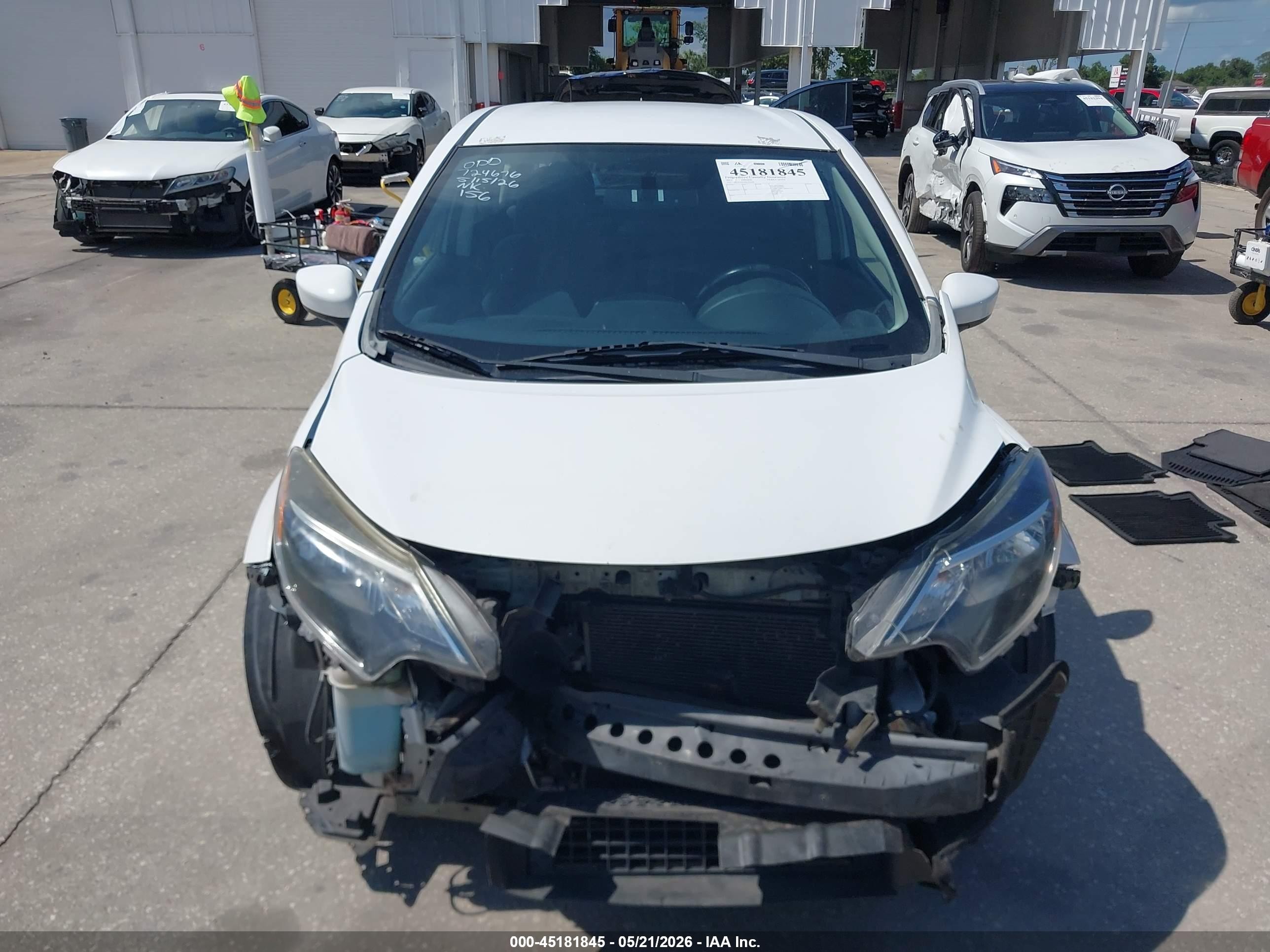 2017 Nissan Versa Note Sv White vin: 3N1CE2CPXHL354046