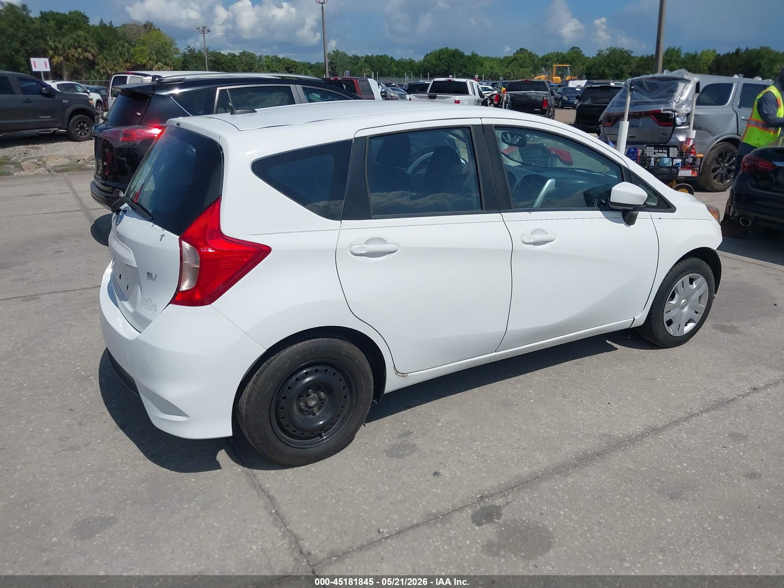 2017 Nissan Versa Note Sv White vin: 3N1CE2CPXHL354046