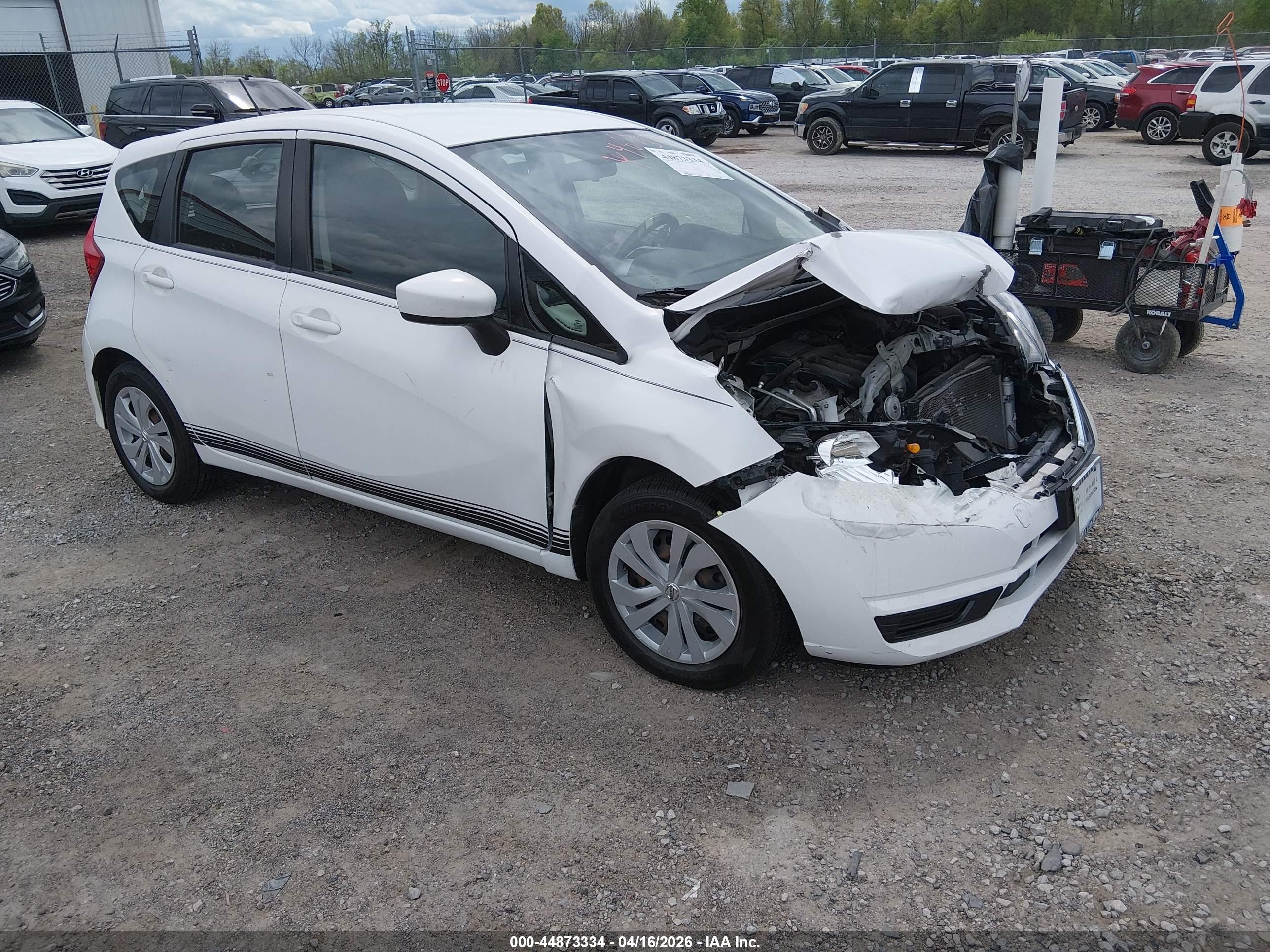 2017 Nissan Versa Note Sv White vin: 3N1CE2CPXHL359084