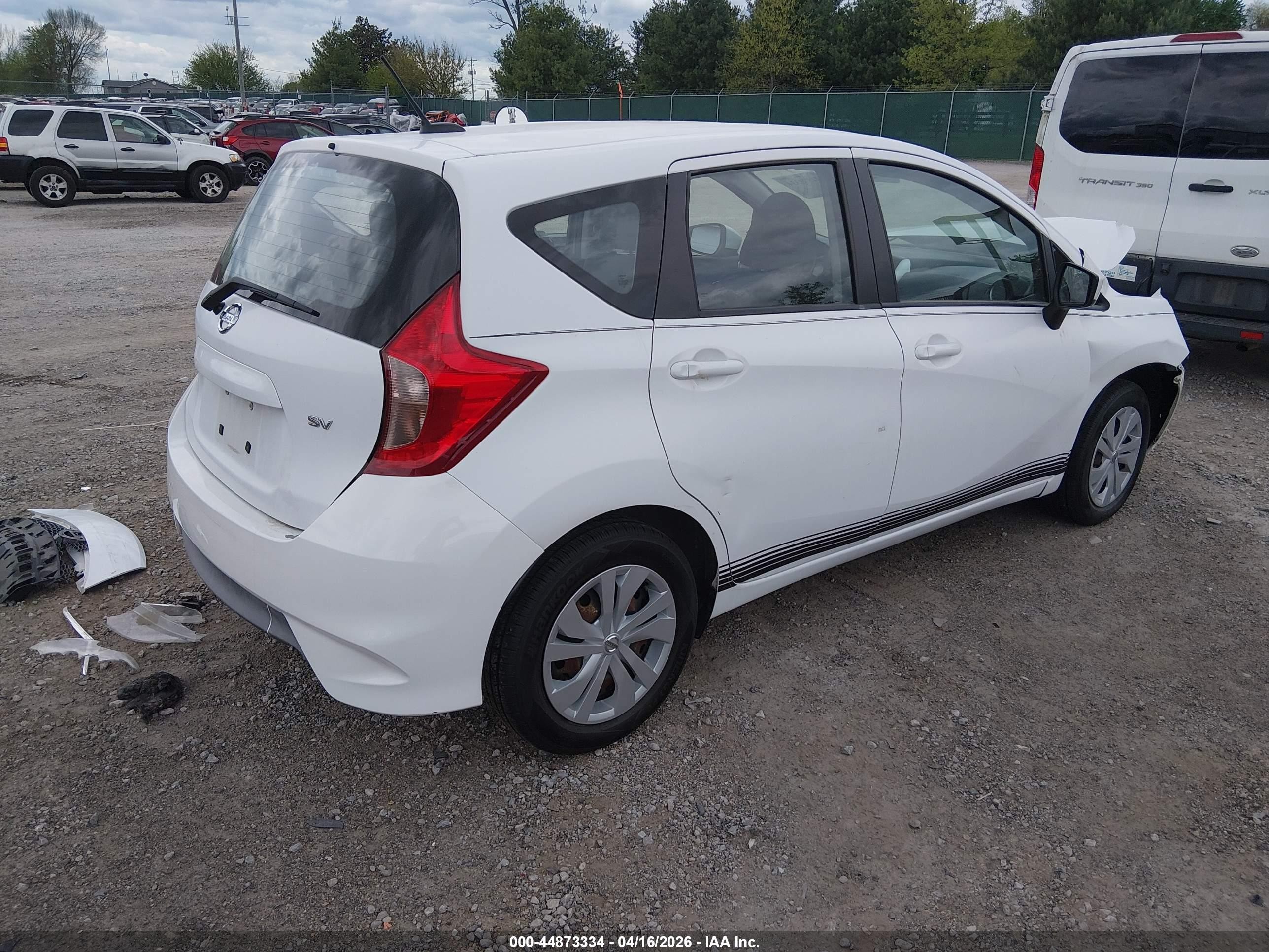 2017 Nissan Versa Note Sv White vin: 3N1CE2CPXHL359084