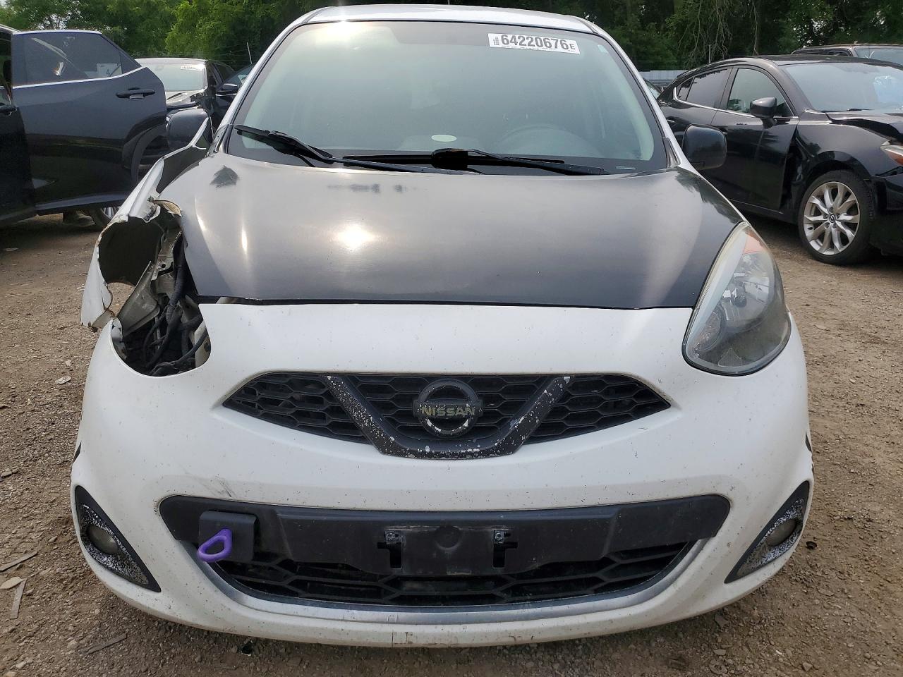 2015 Nissan Micra White vin: 3N1CK3CP1FL200157