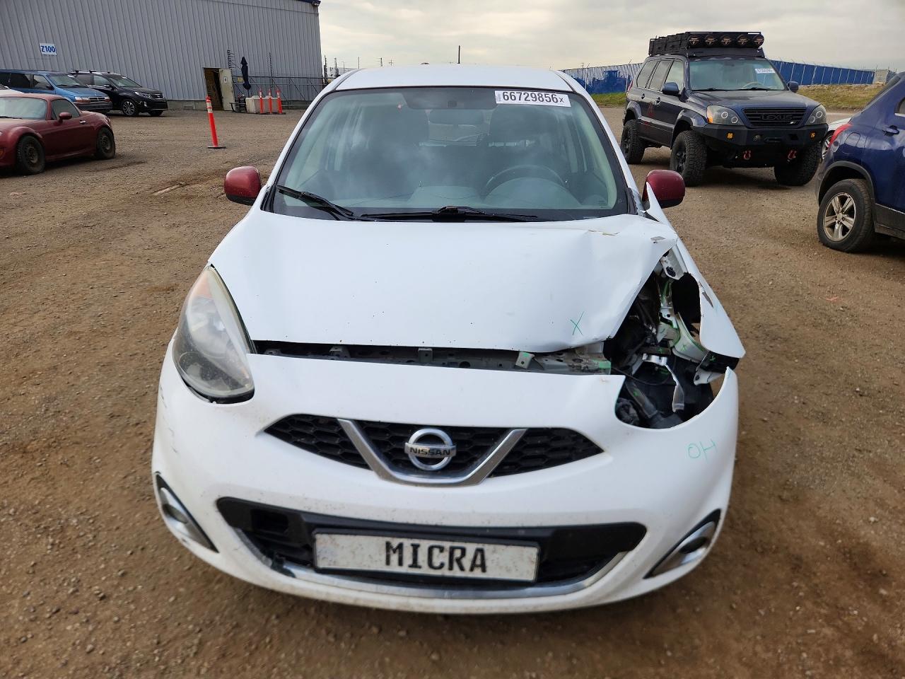 2015 Nissan Micra White vin: 3N1CK3CP1FL207304