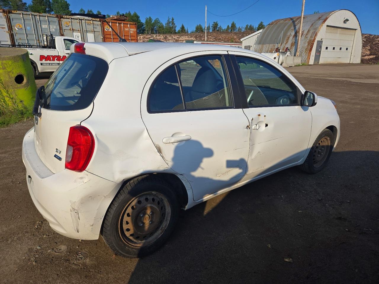2015 Nissan Micra White vin: 3N1CK3CP2FL245186