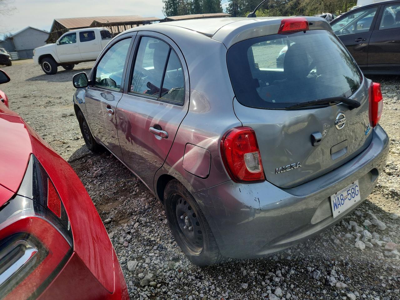 2015 Niss Micra Gray vin: 3N1CK3CP3FL247142