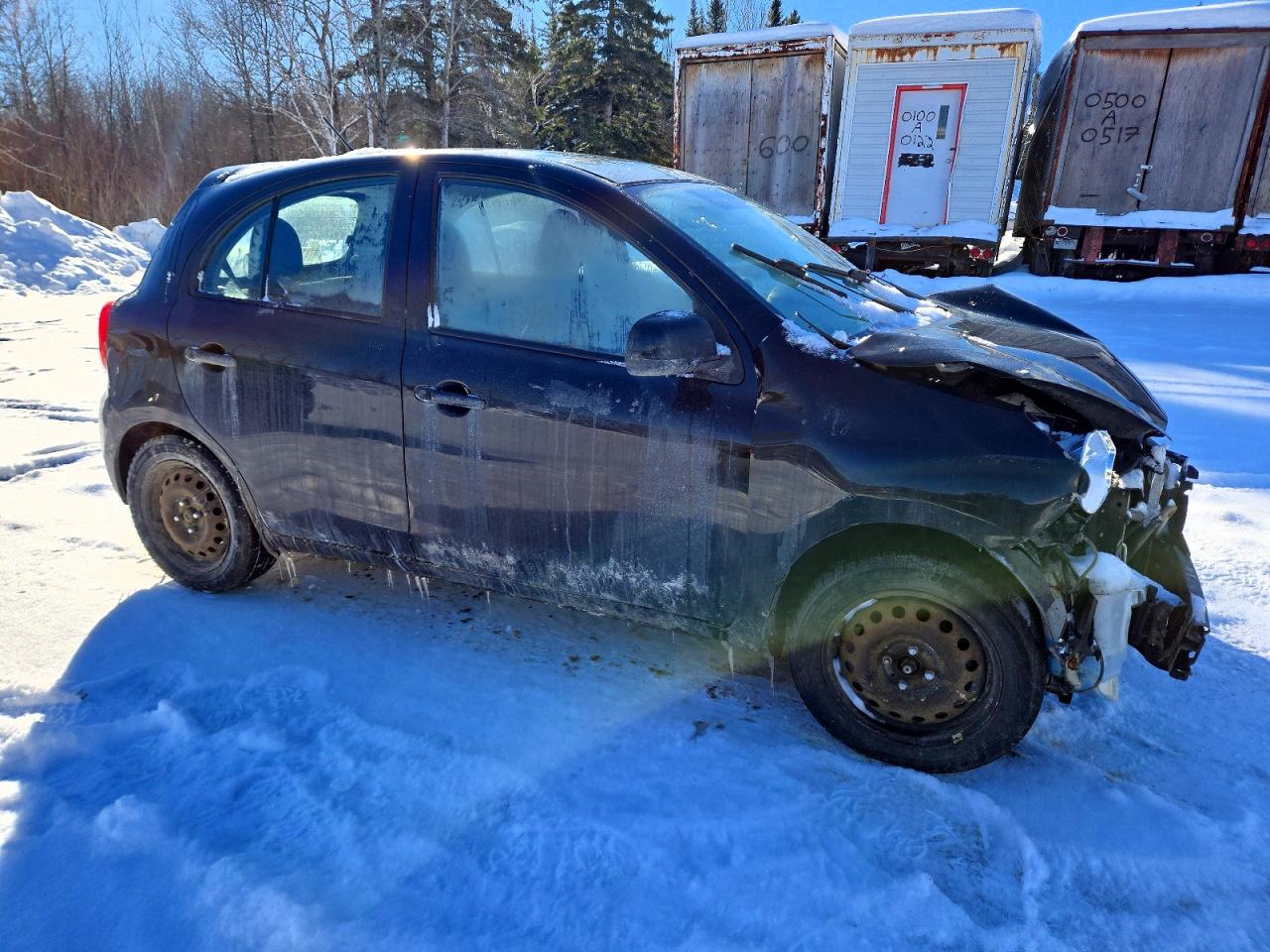 2015 Nissan Micra Black vin: 3N1CK3CP6FL244509