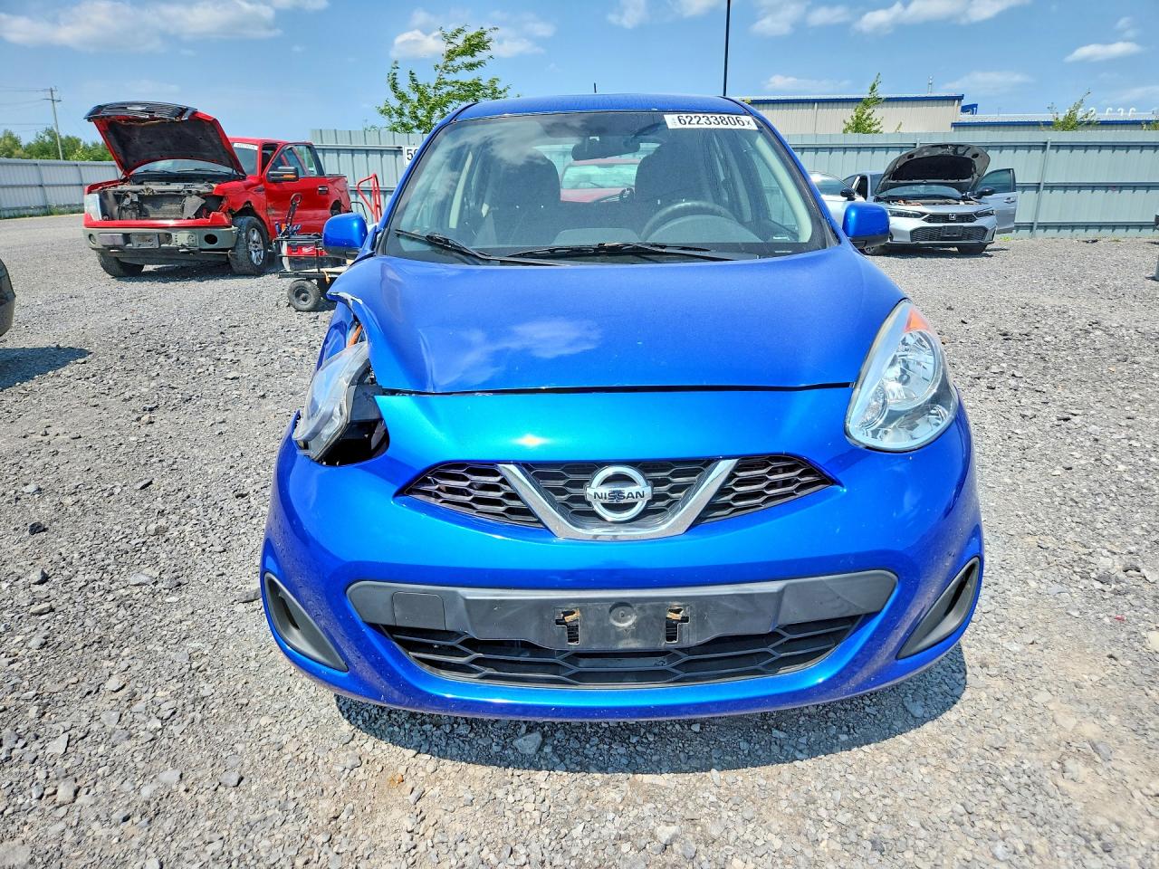 2015 Nissan Micra Blue vin: 3N1CK3CP6FL268597