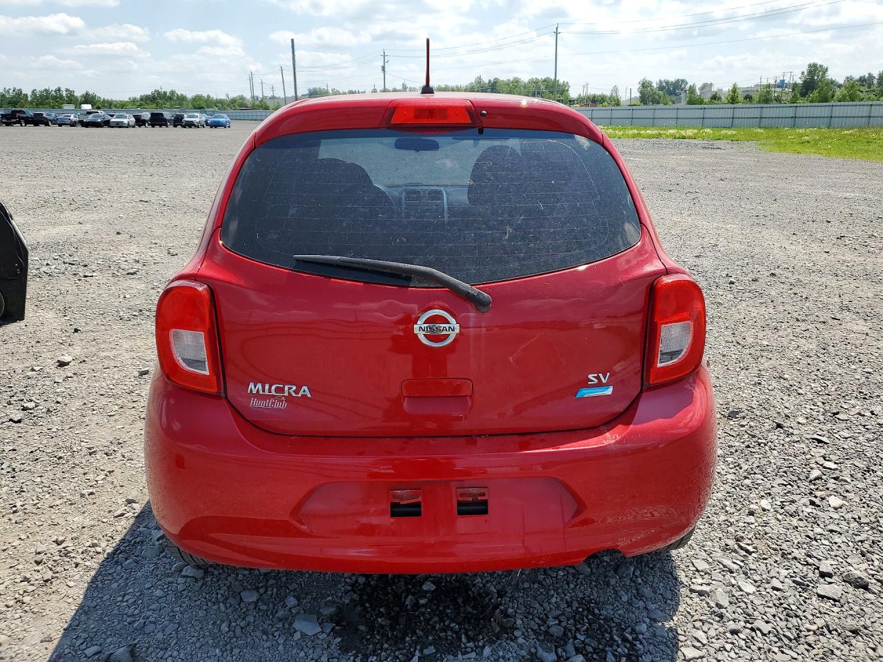 2015 Nissan Micra Красный vin: 3N1CK3CP8FL267130