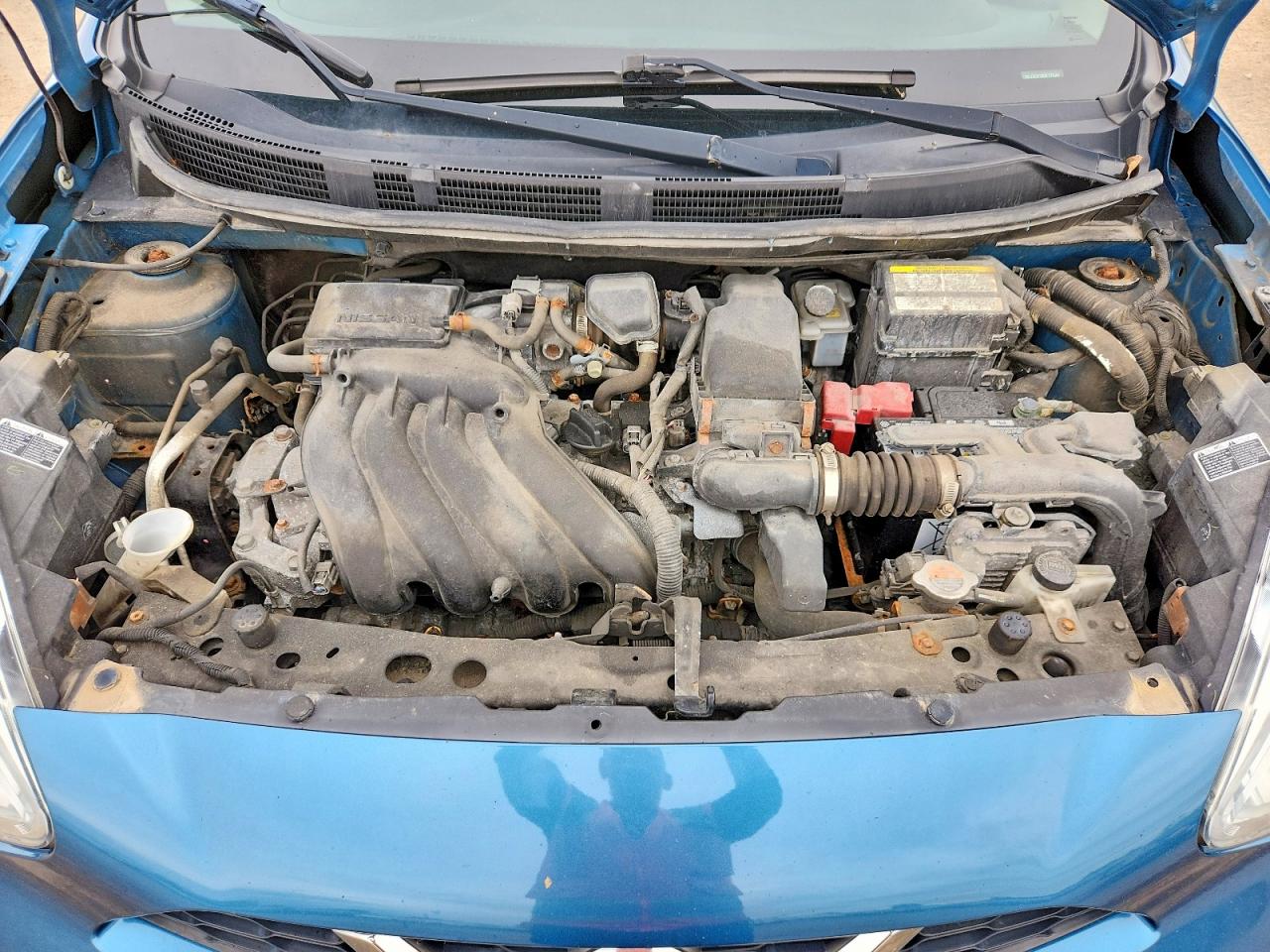 2015 Nissan Micra Blue vin: 3N1CK3CP8FL271551