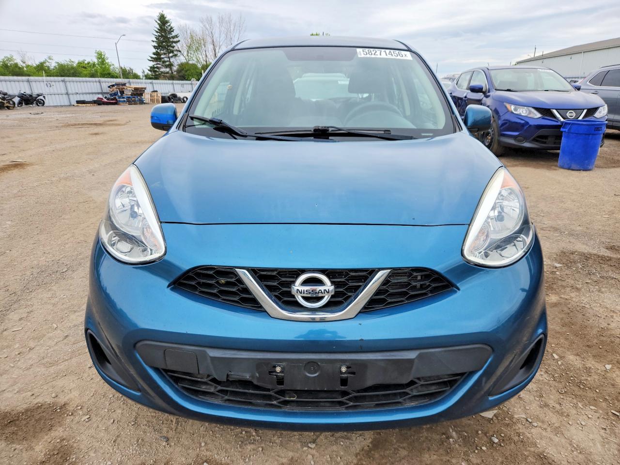 2015 Nissan Micra Blue vin: 3N1CK3CP8FL271551