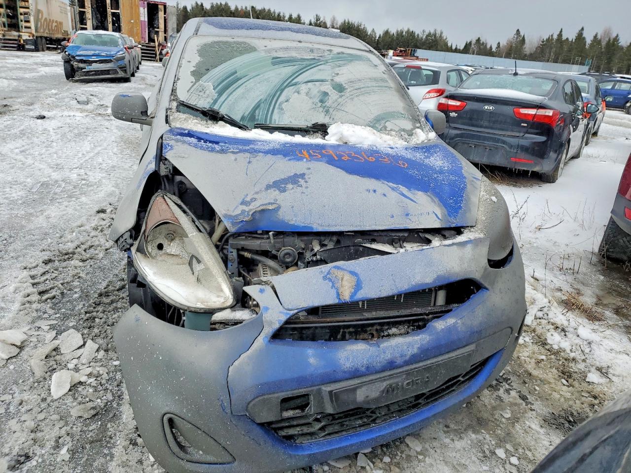 2015 Niss Micra Синий vin: 3N1CK3CP9FL270263