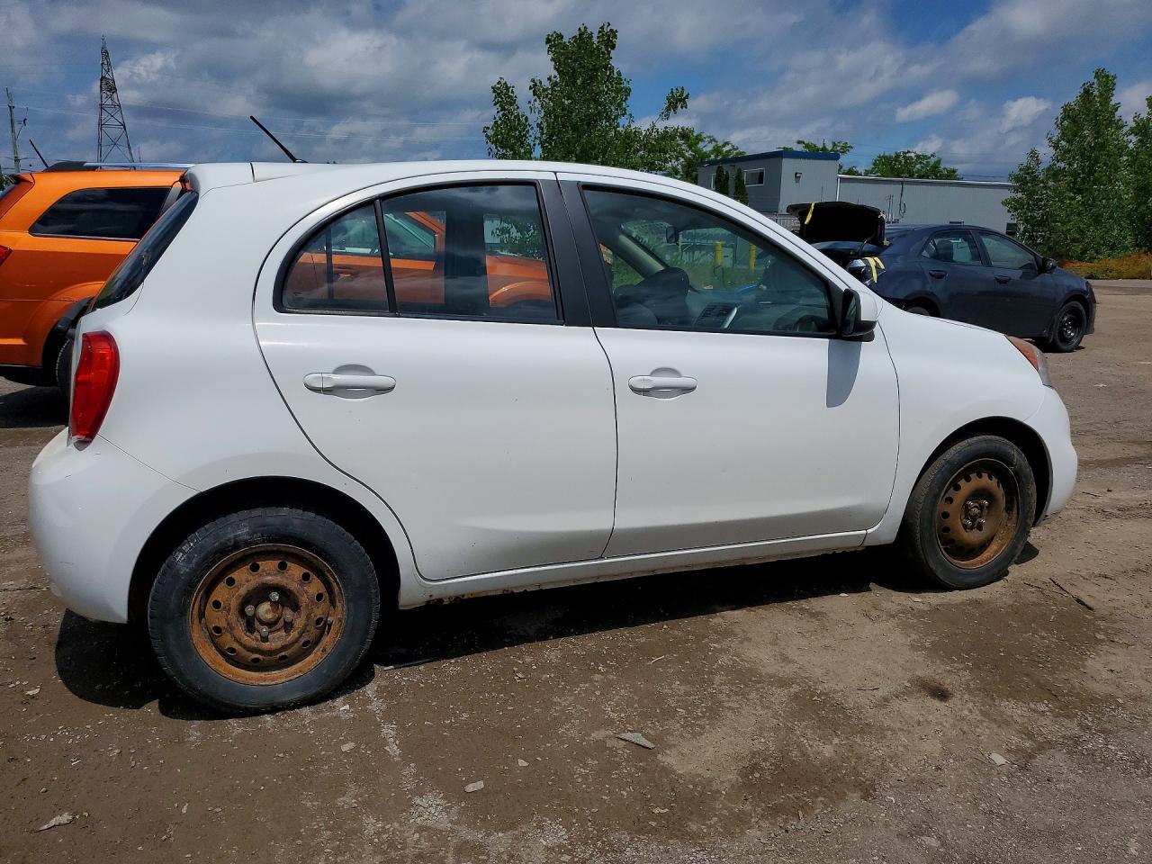 2015 Nissan Micra White vin: 3N1CK3CPXFL210301