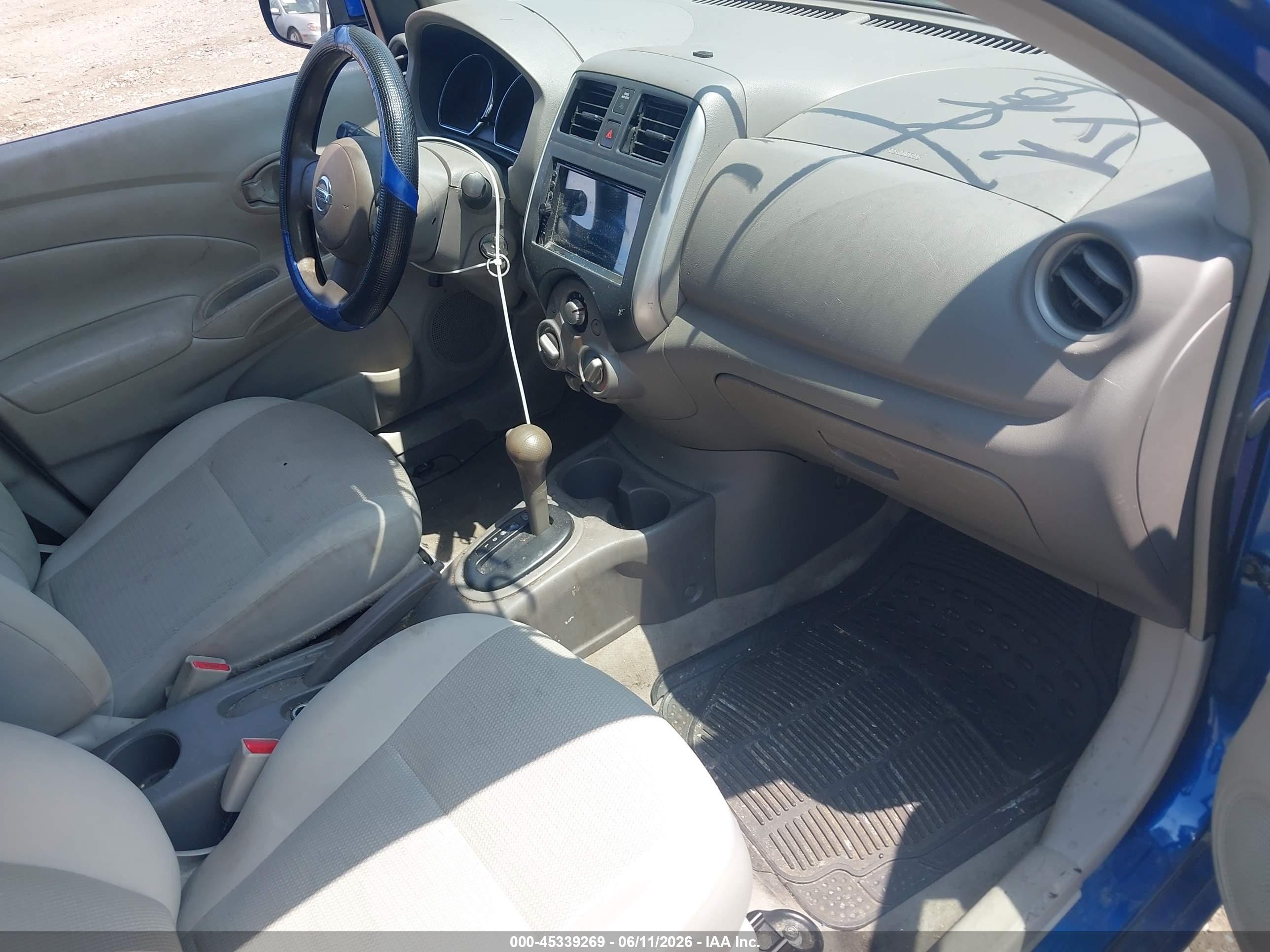 2012 Nissan Versa 1.6 Sv Blue vin: 3N1CN7AP0CL838414