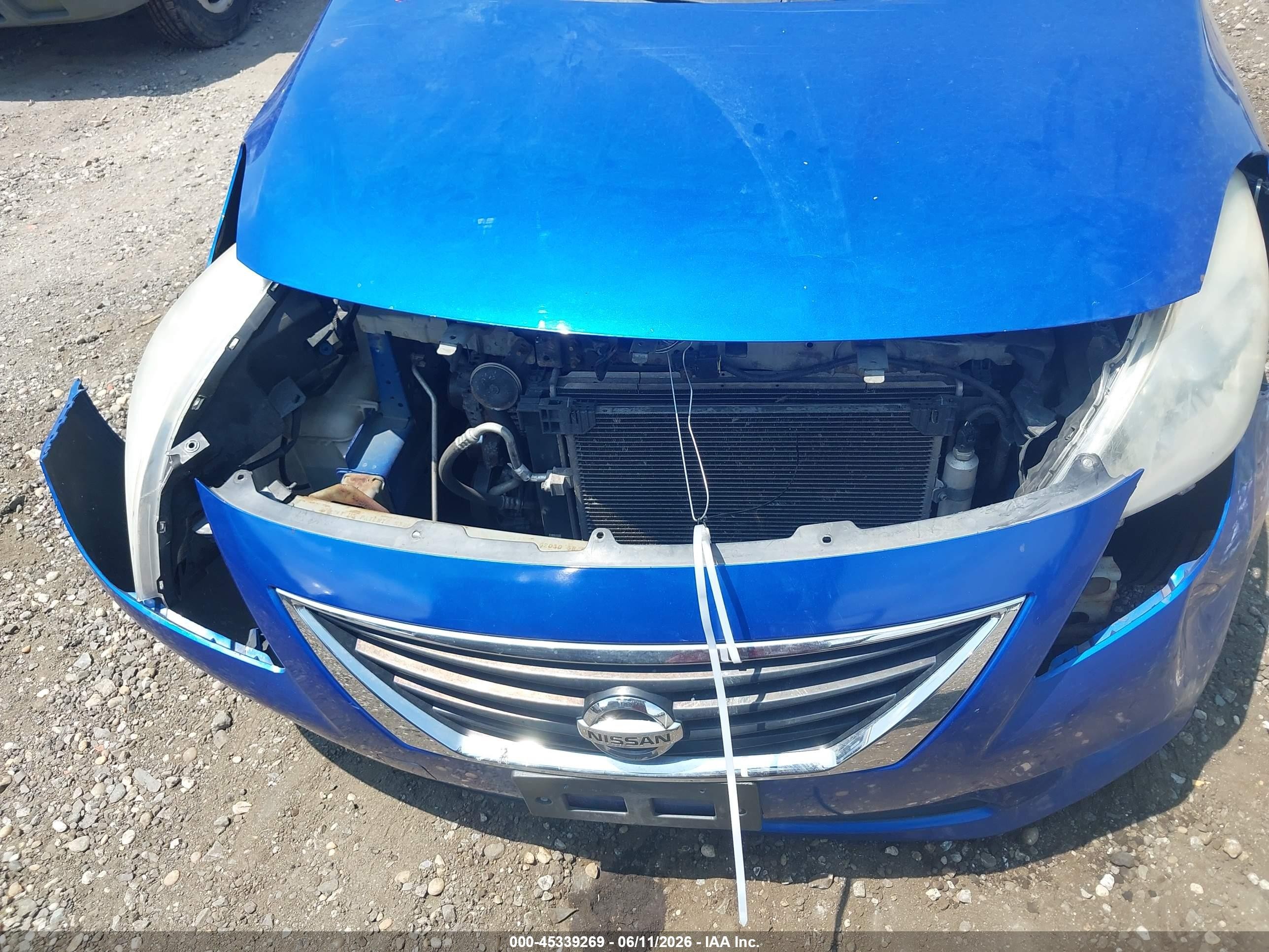 2012 Nissan Versa 1.6 Sv Blue vin: 3N1CN7AP0CL838414