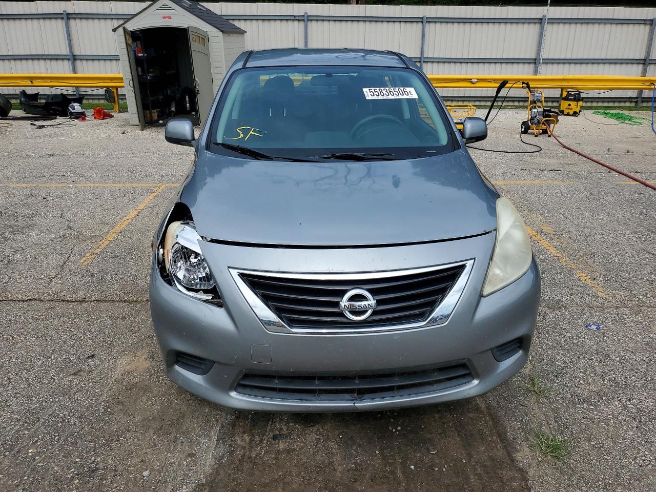 2012 Nissan Versa 1.6 S Gray vin: 3N1CN7AP0CL855875