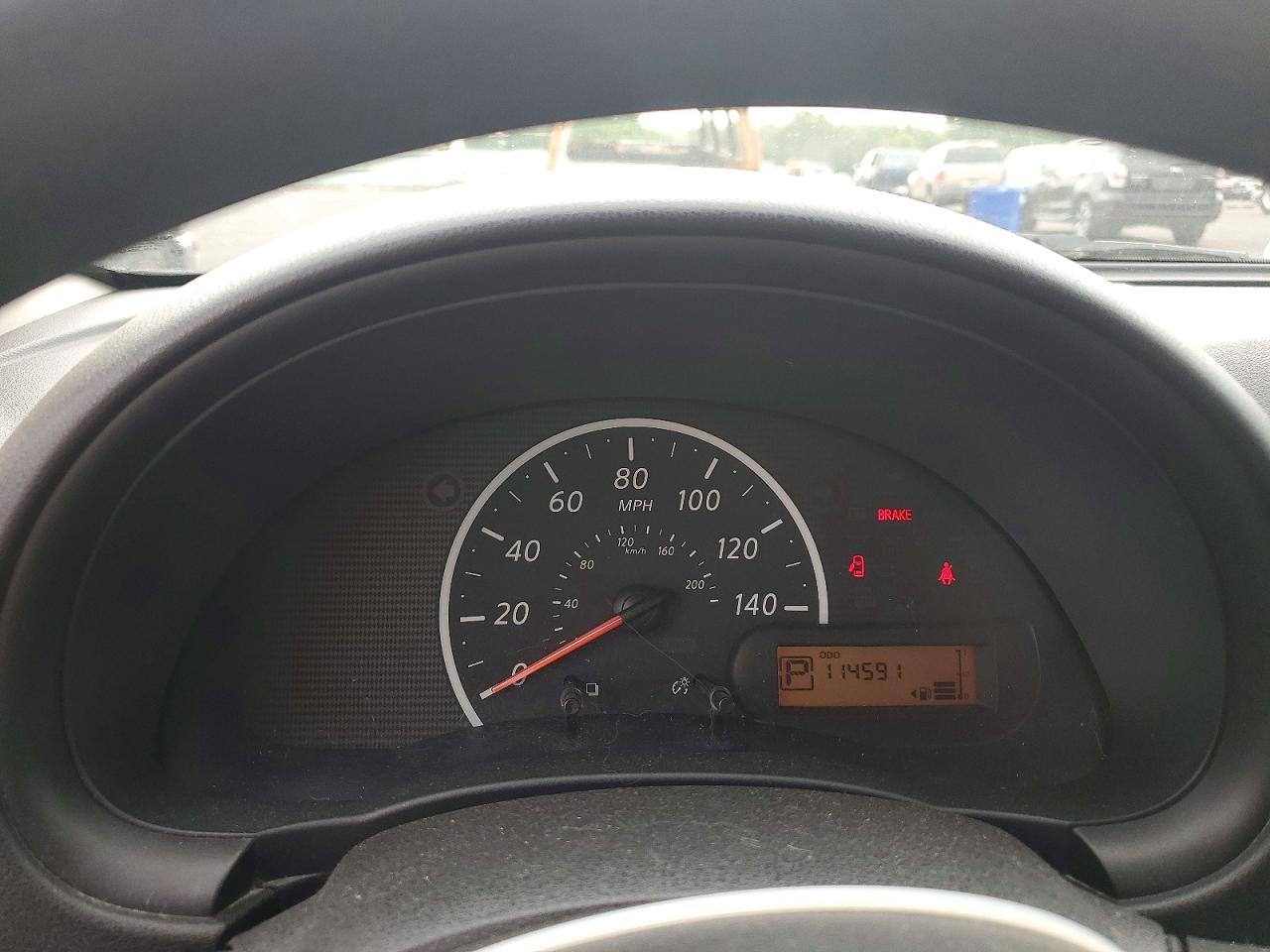 2012 Nissan Versa 1.6 S Black vin: 3N1CN7AP0CL858257
