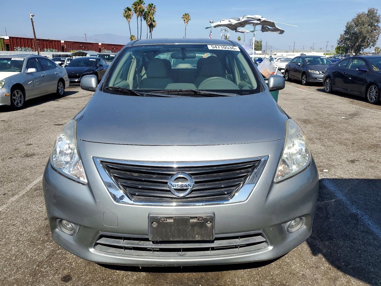 2012 Nissan Versa 1.6 S Gray vin: 3N1CN7AP0CL861546